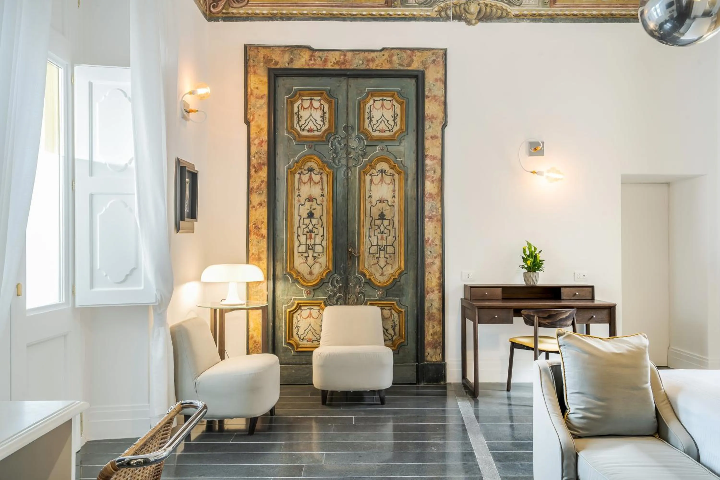 Living room in Hotel Palazzo Murat