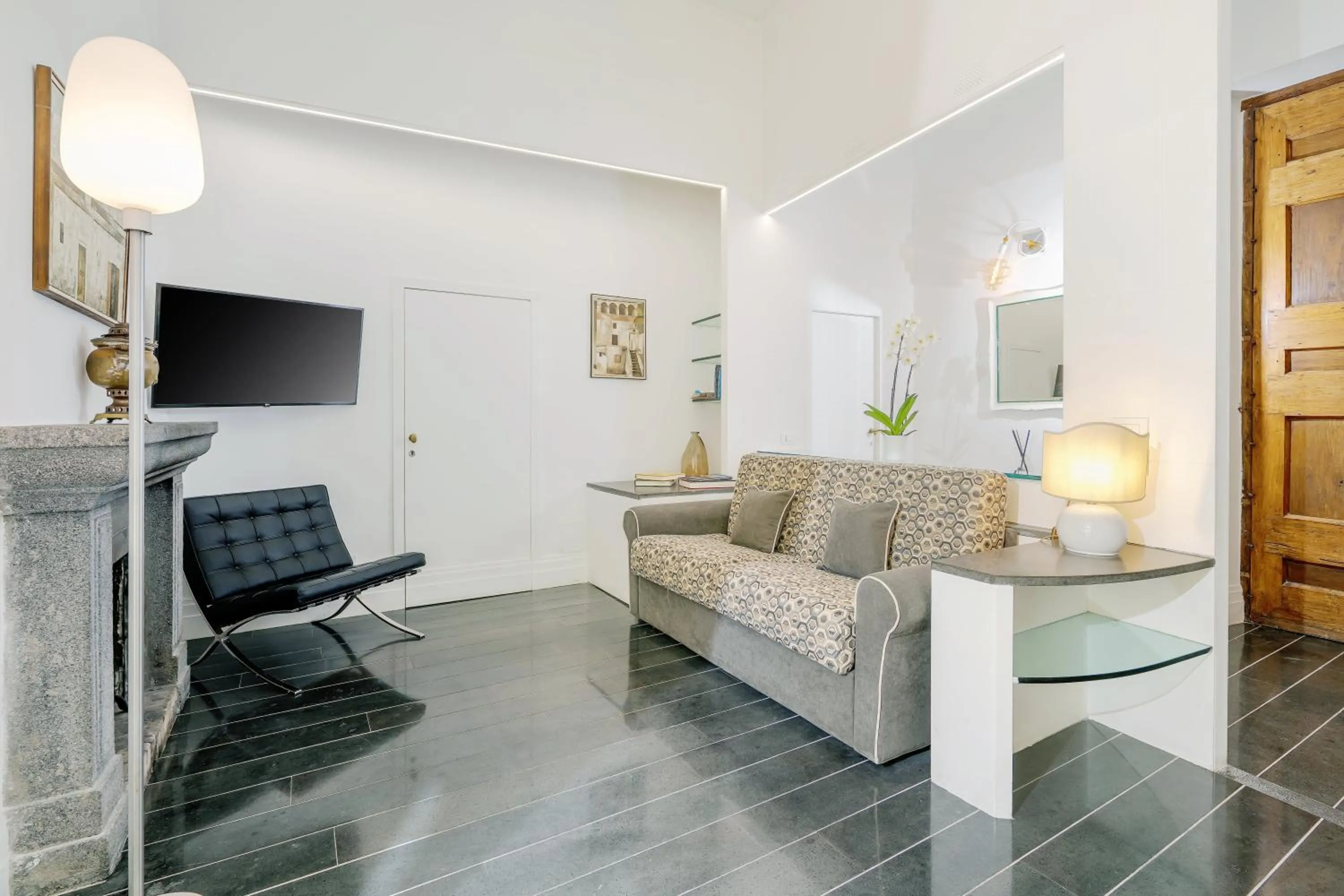 Seating area in Hotel Palazzo Murat