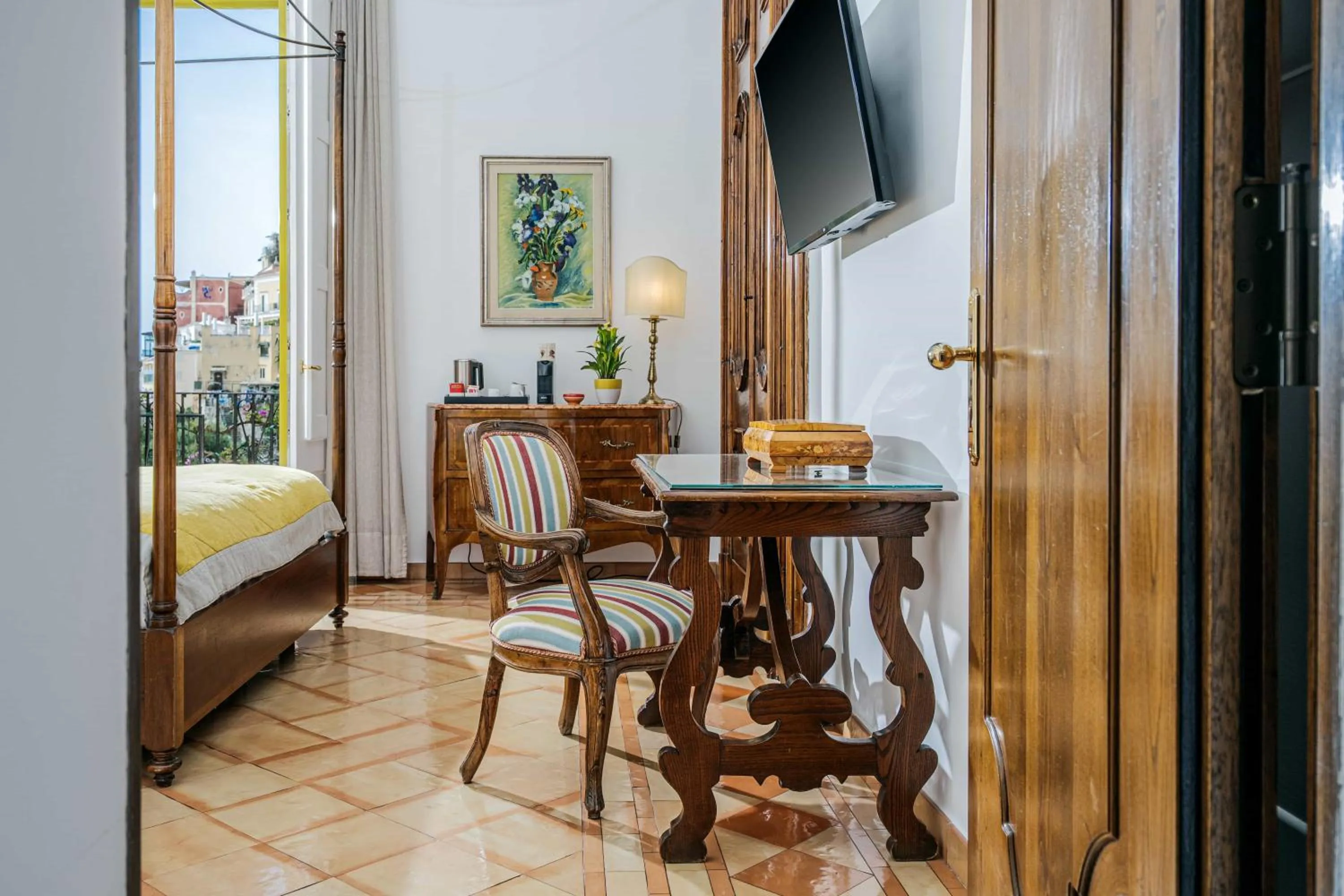 Bedroom in Hotel Palazzo Murat