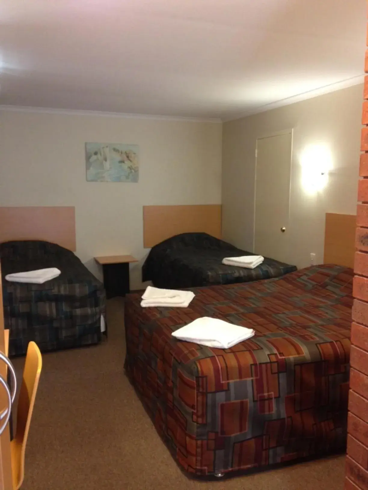 Bed in Budget Motel Bed in Budget Motel