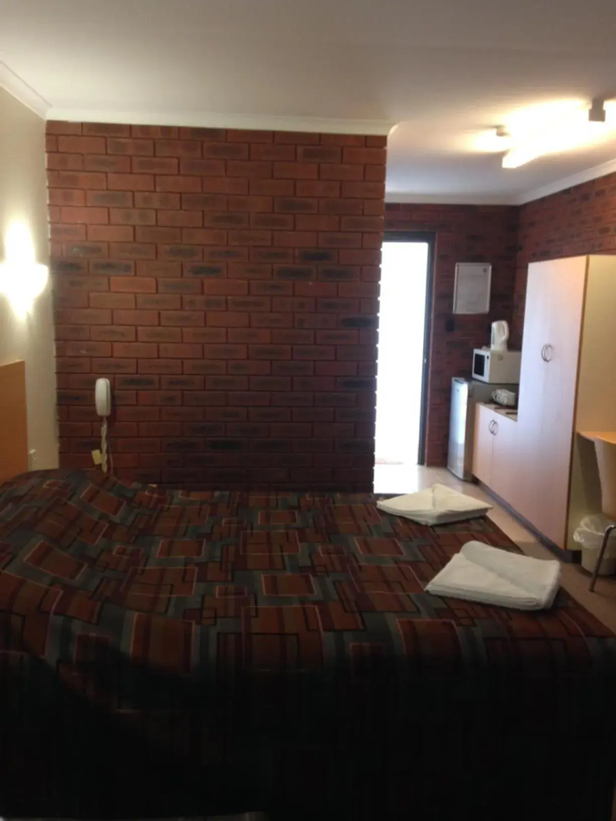 Bed in Budget Motel Bed in Budget Motel