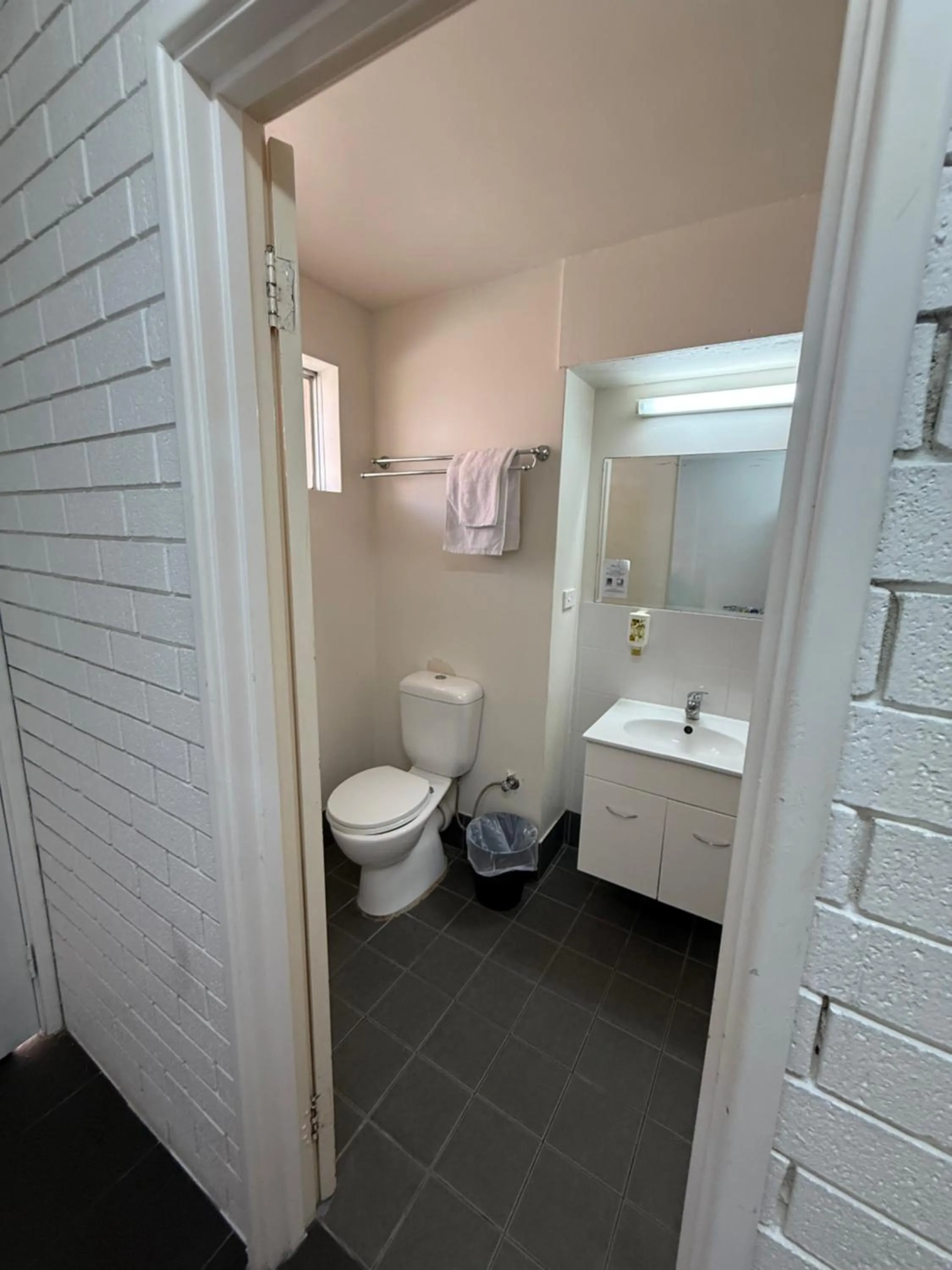 Toilet in Budget Motel