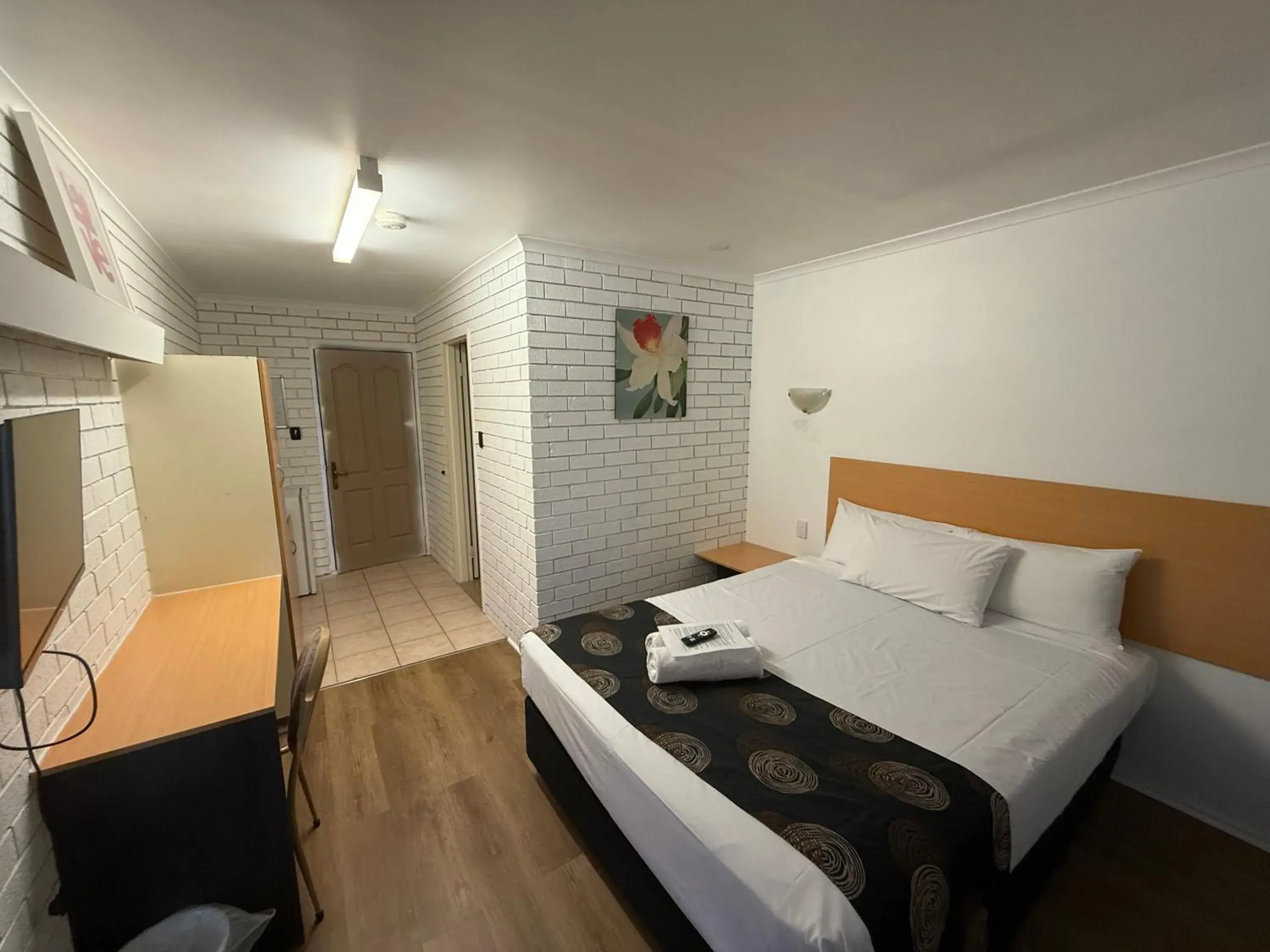 Bed in Budget Motel Bed in Budget Motel