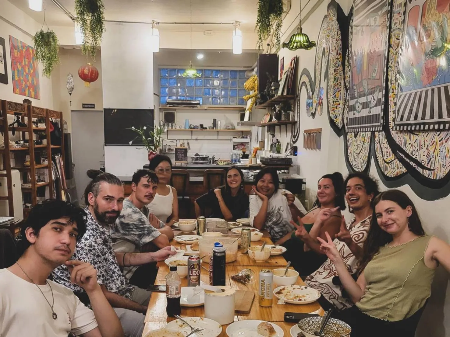 Communal lounge/ TV room in HOLY SHEET Hostel