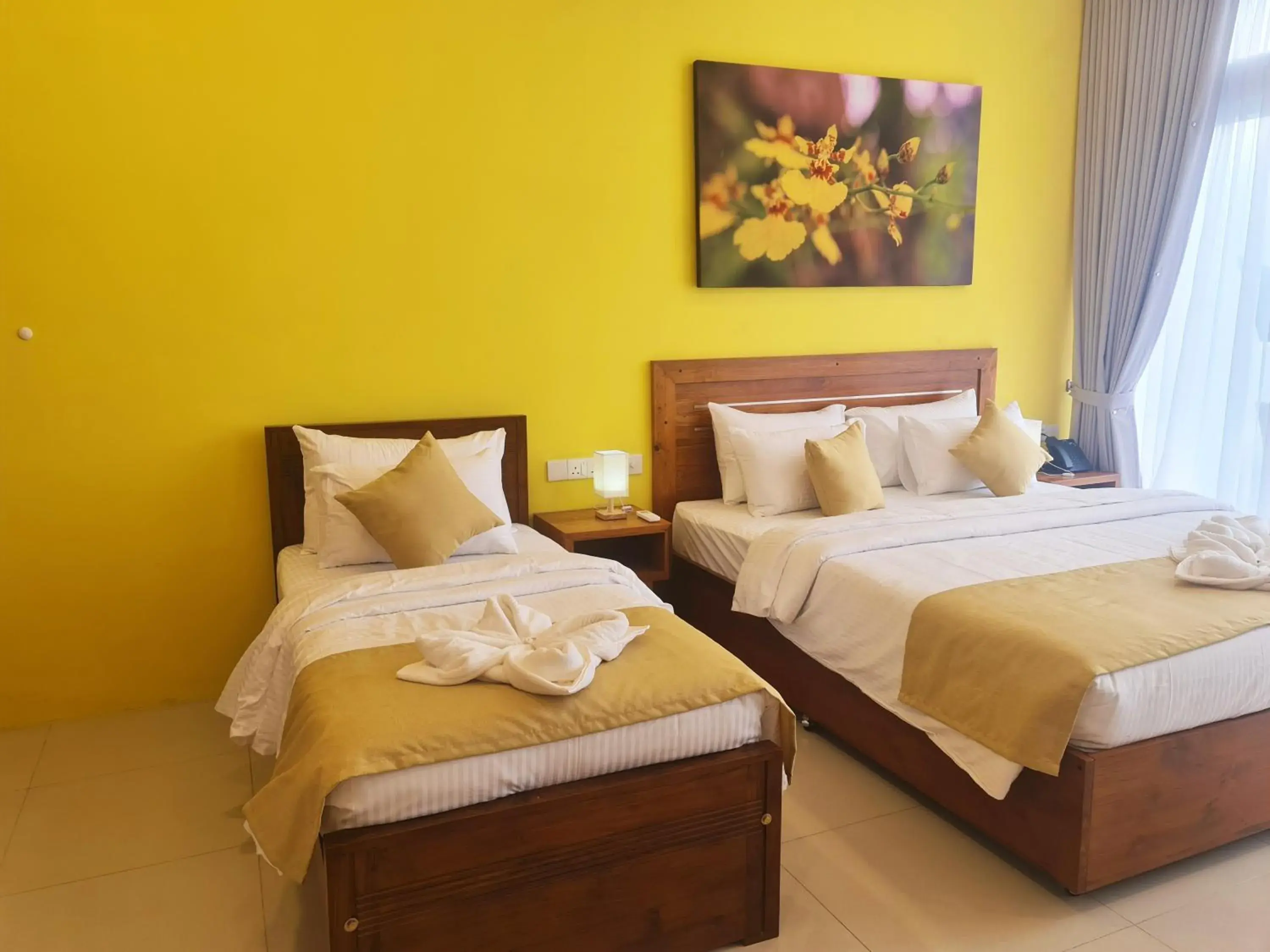 Triple Room with Garden View in The Dorwin Heights Triple Room with Garden View in The Dorwin Heights
