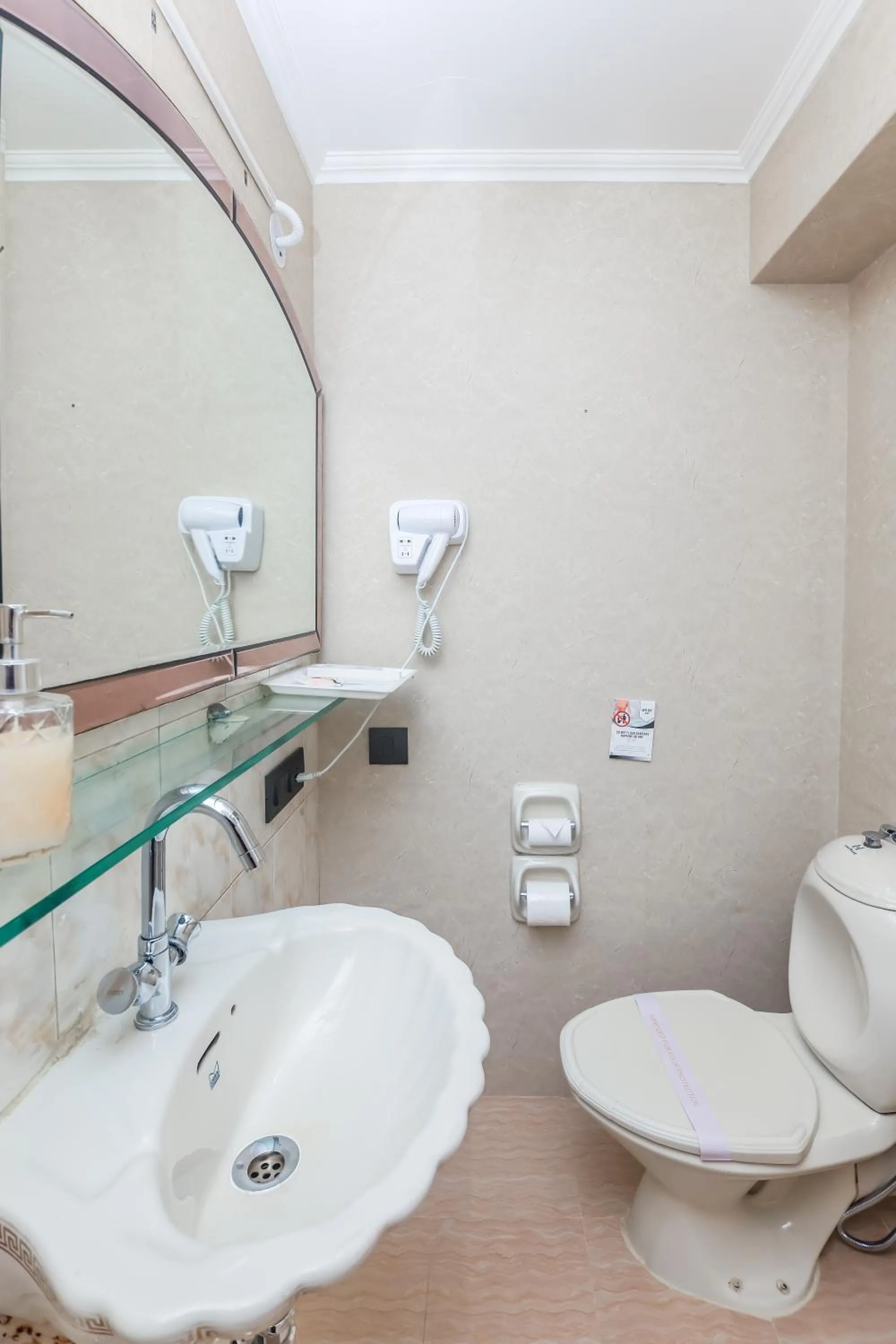 Shower in asar CP Outer Circle by Orion Hotels
