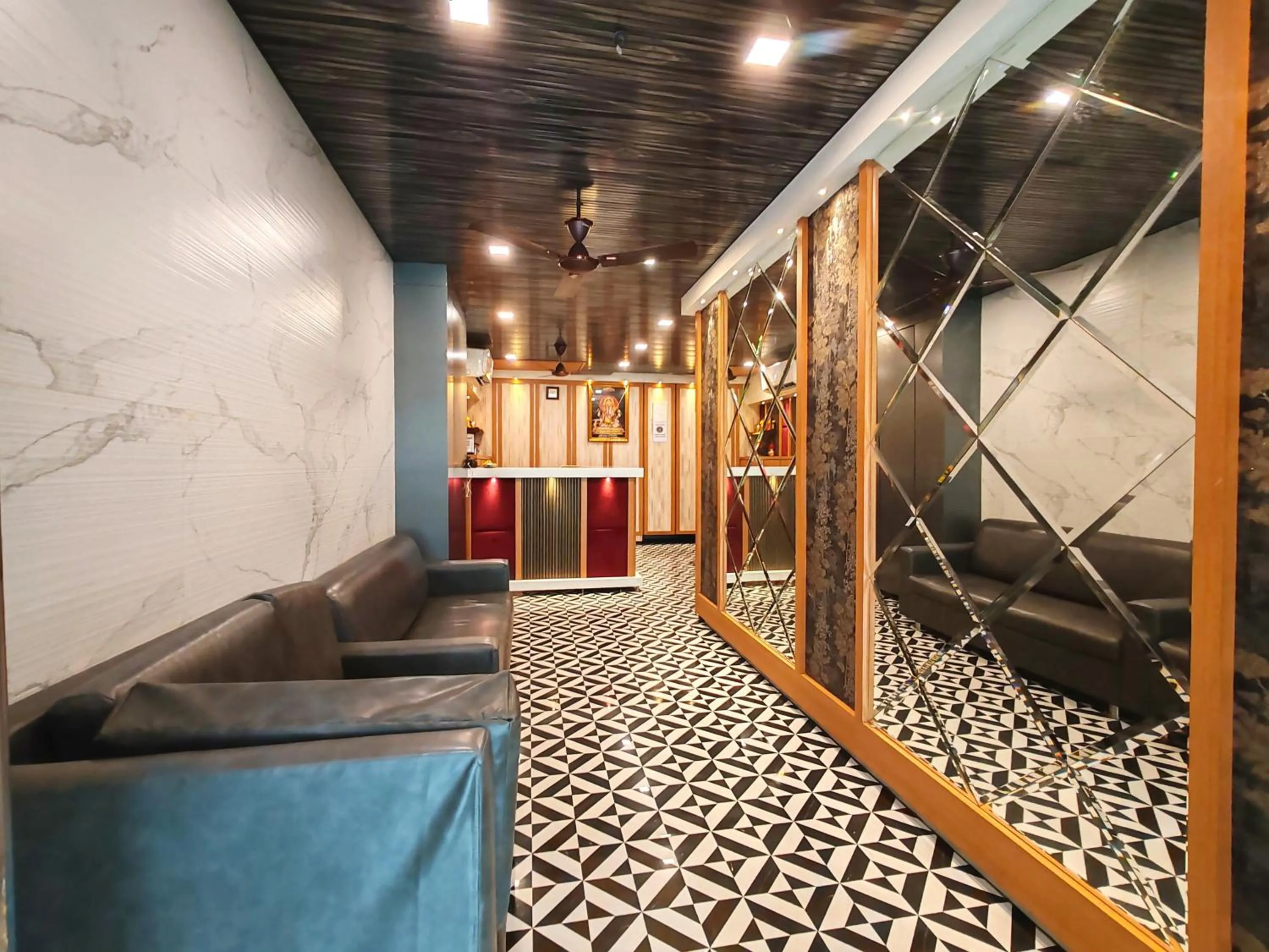 Lobby or reception in Hotel Aishwarya Residency