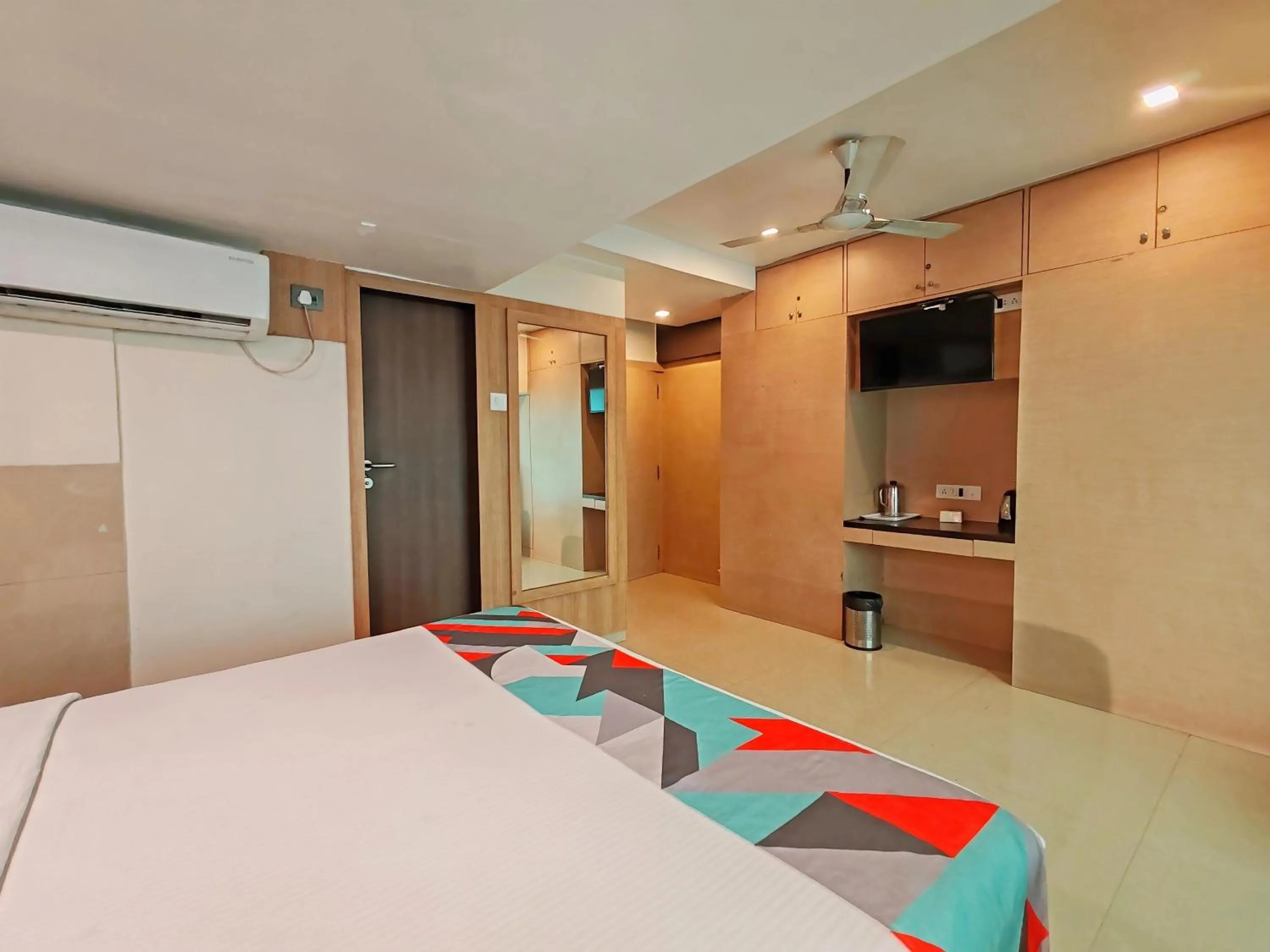 Bed in Hotel Aishwarya Residency