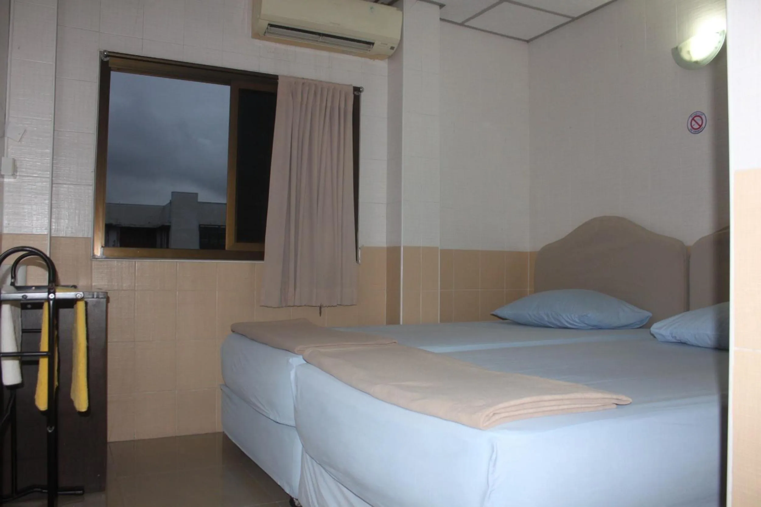 Night, Bed in At Home Guest House