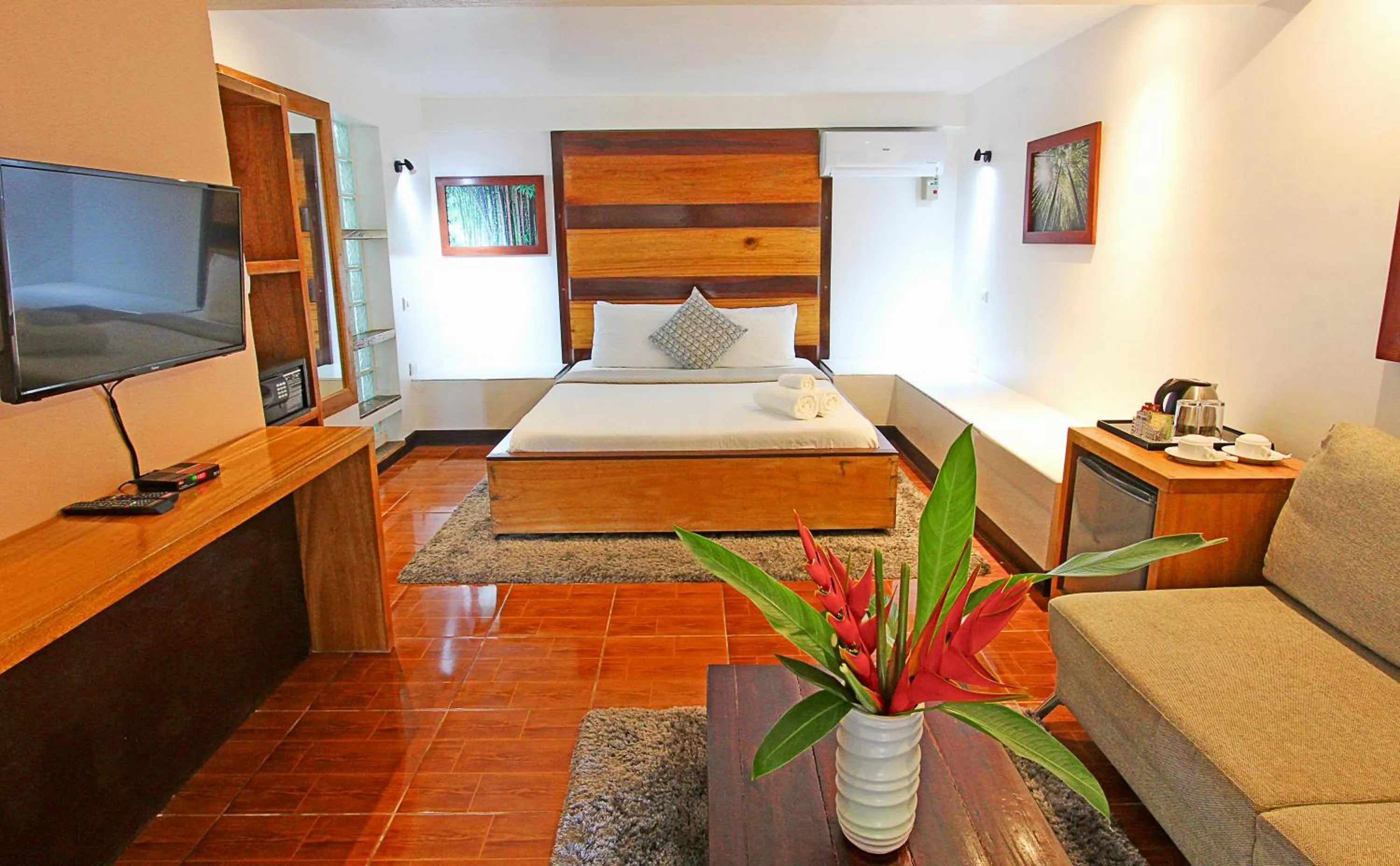 Bed in Villa Maya