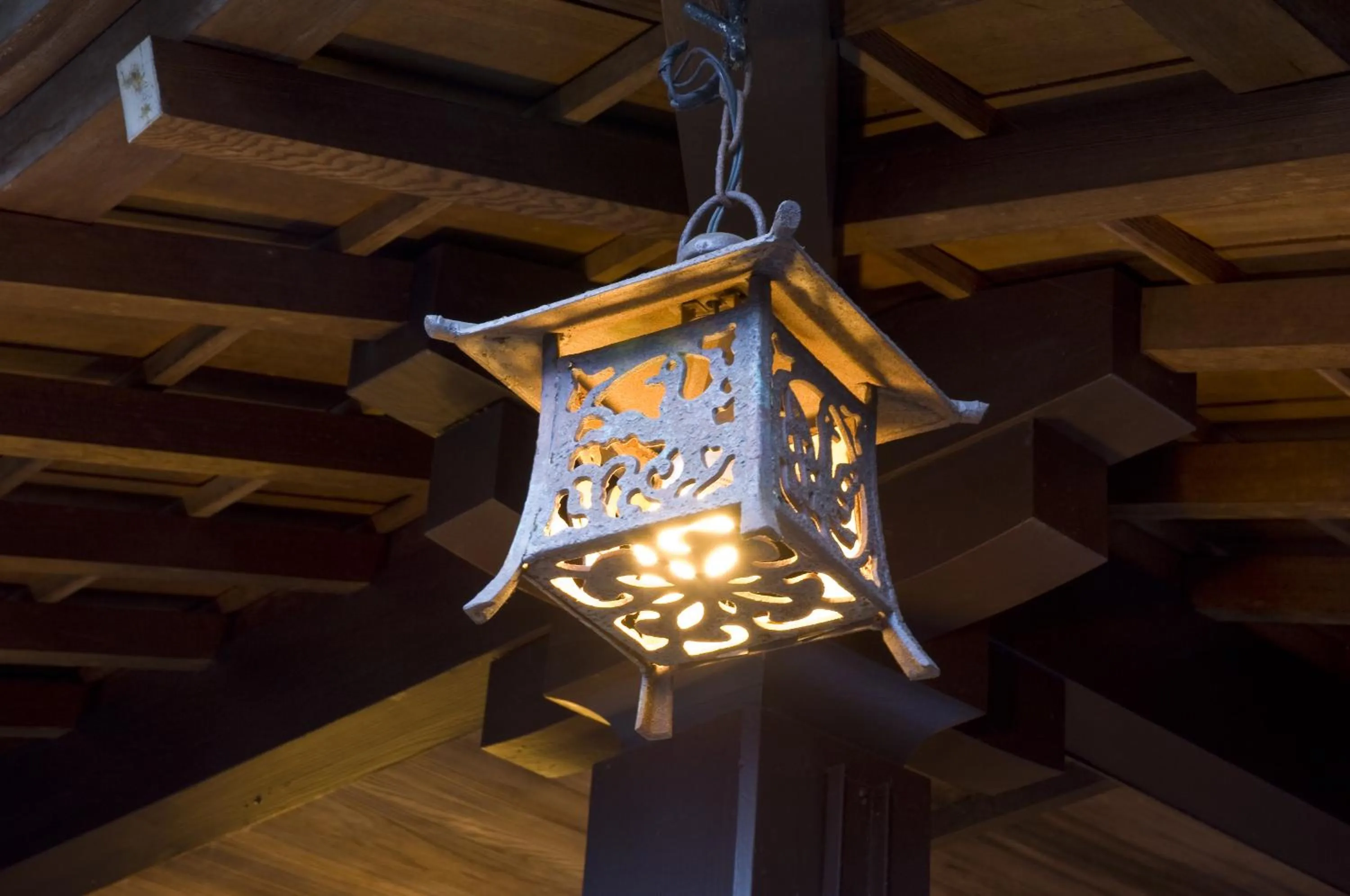 Decorative detail in Ekinariya Ryokan