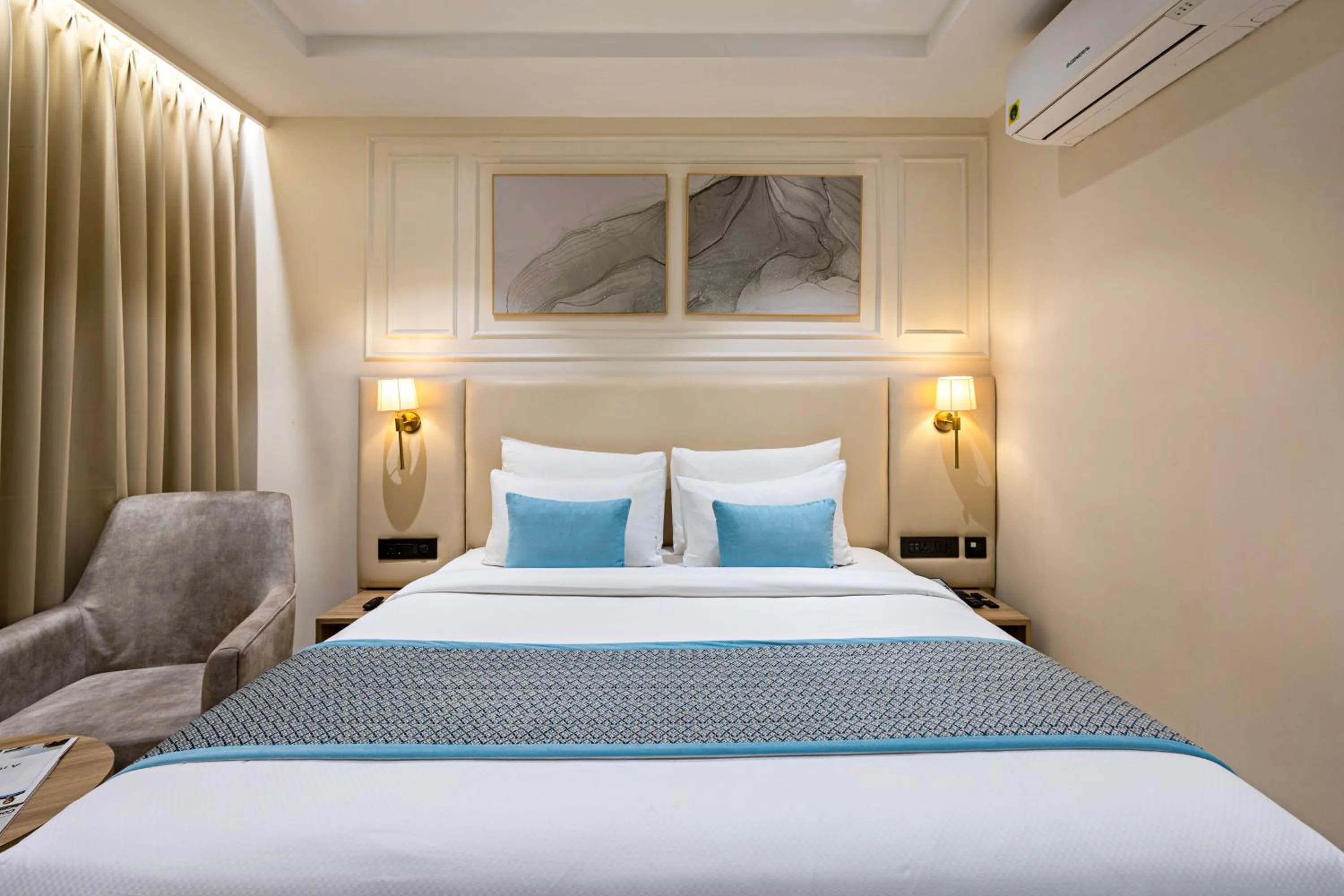 air conditioner, Bed in Monday Premium Madhapur