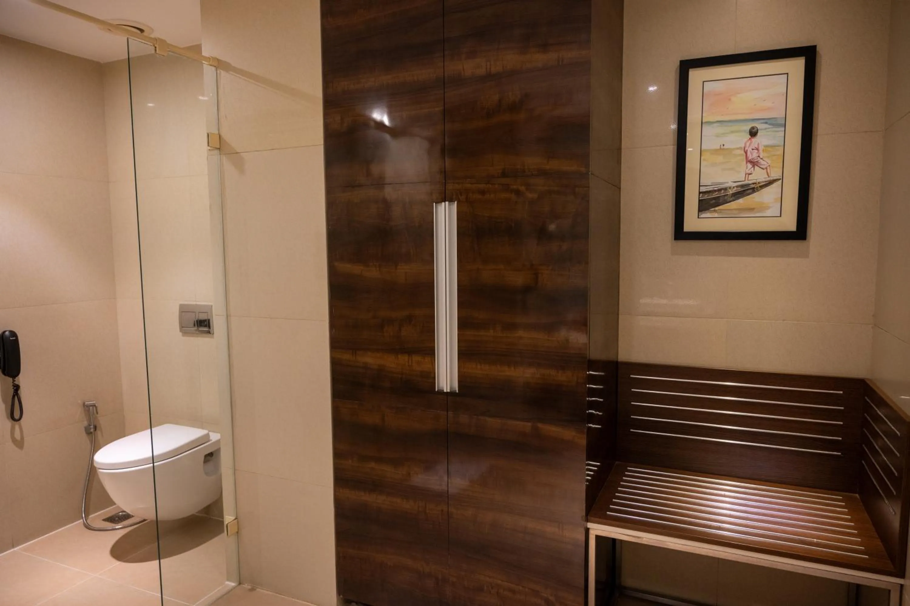 Bathroom in Grand Kakinada by GRT Hotels
