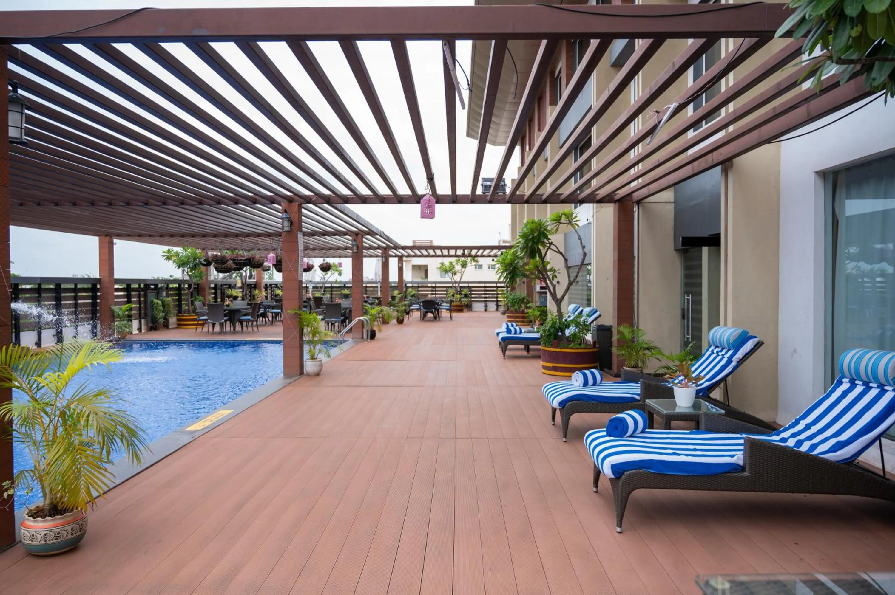 Swimming pool in Grand Kakinada by GRT Hotels