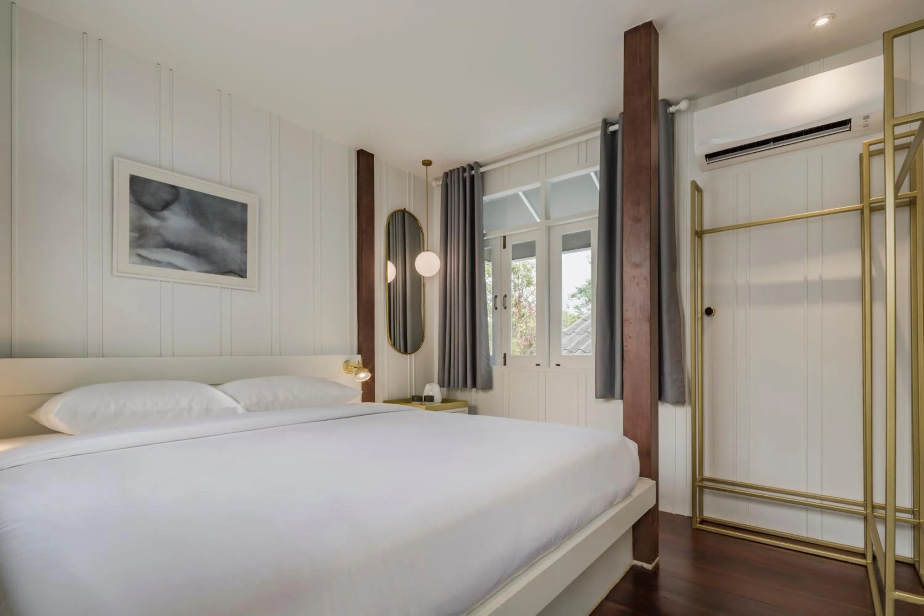Bed in Busaba Ayutthaya Hotel