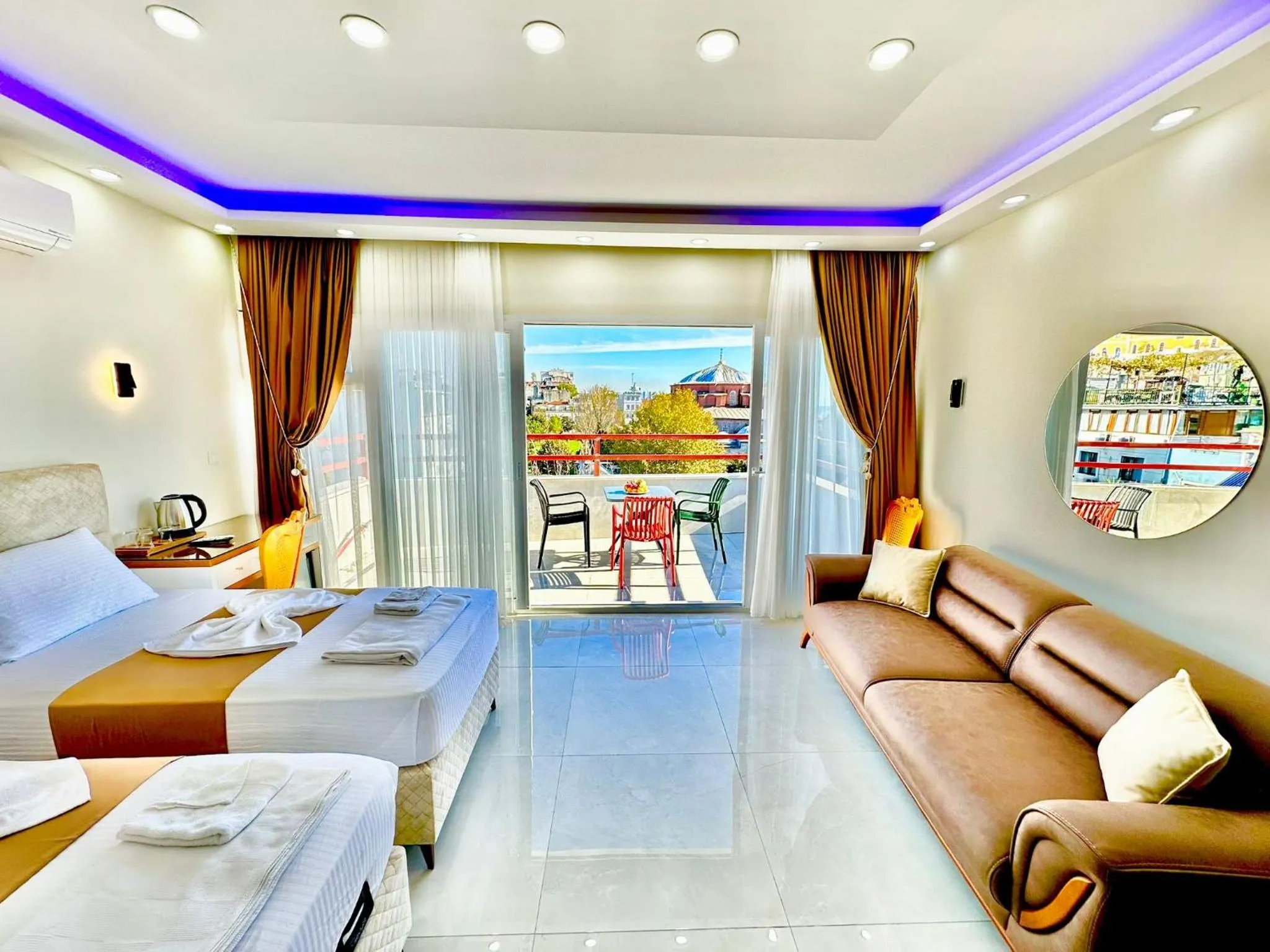 Balcony/Terrace, Bed in Hagia Sophia Palace Hotel