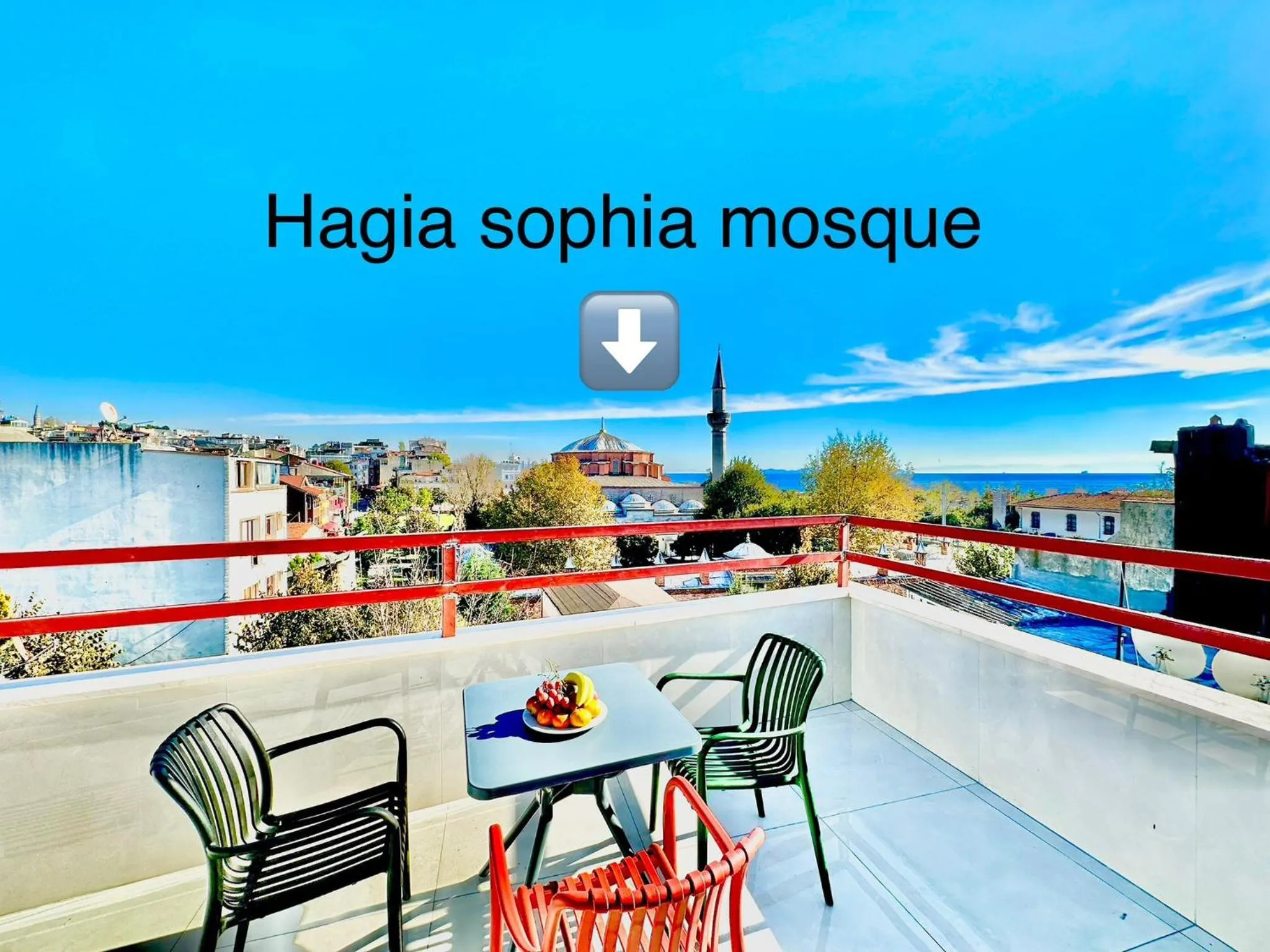 Balcony/Terrace in Hagia Sophia Palace Hotel