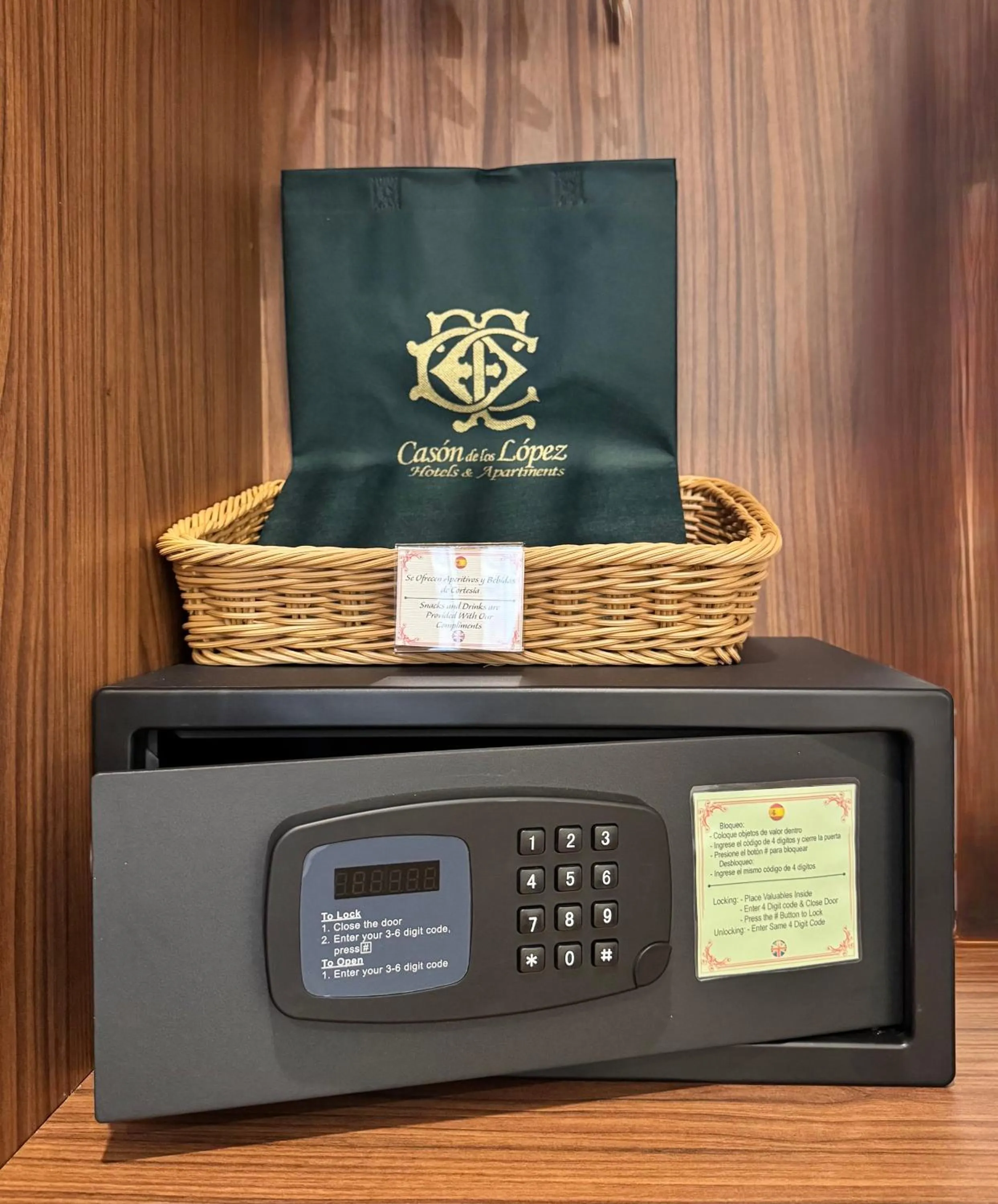 safe in Hotel Boutique Casón De Los López