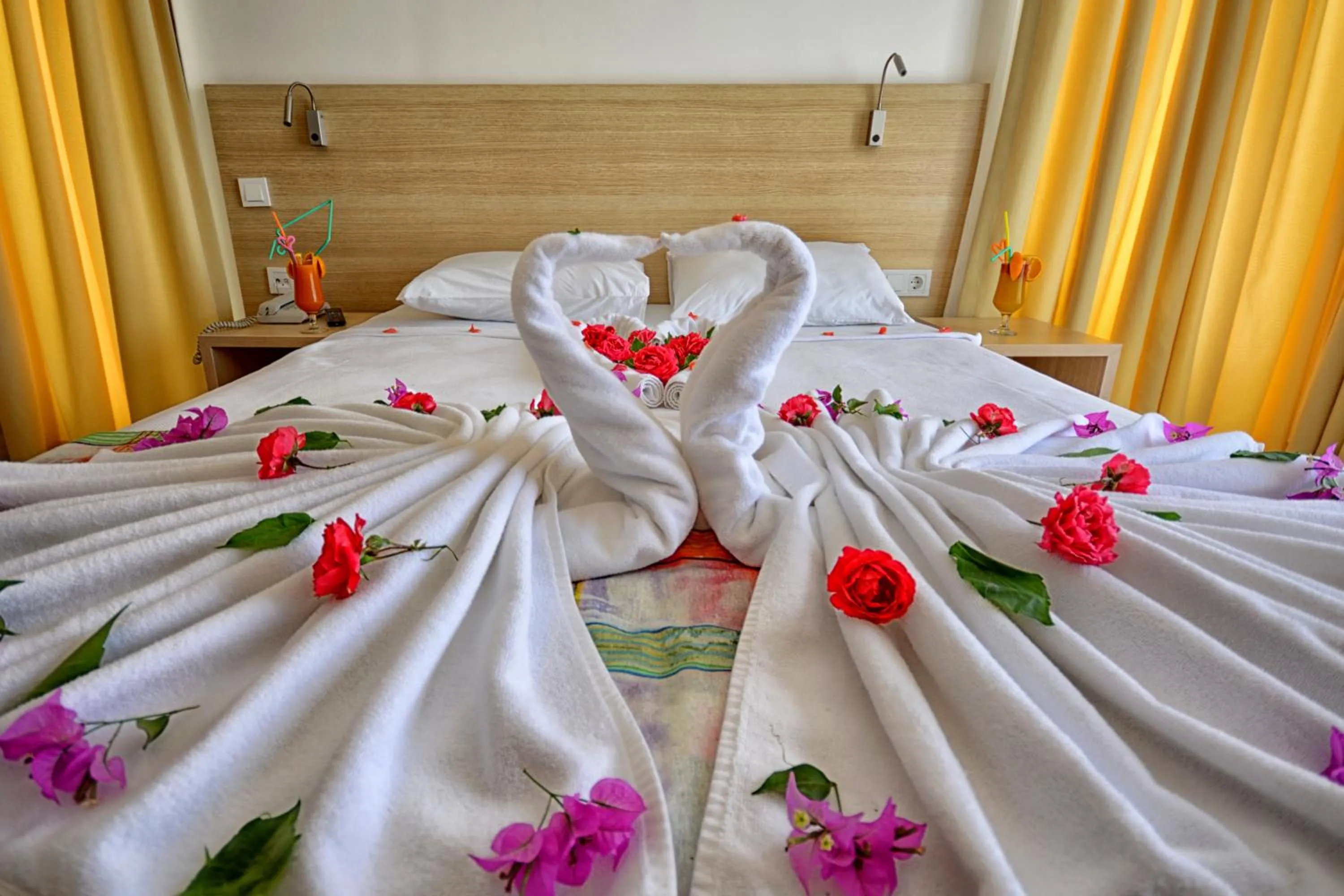 Bed in City Hotel Marmaris