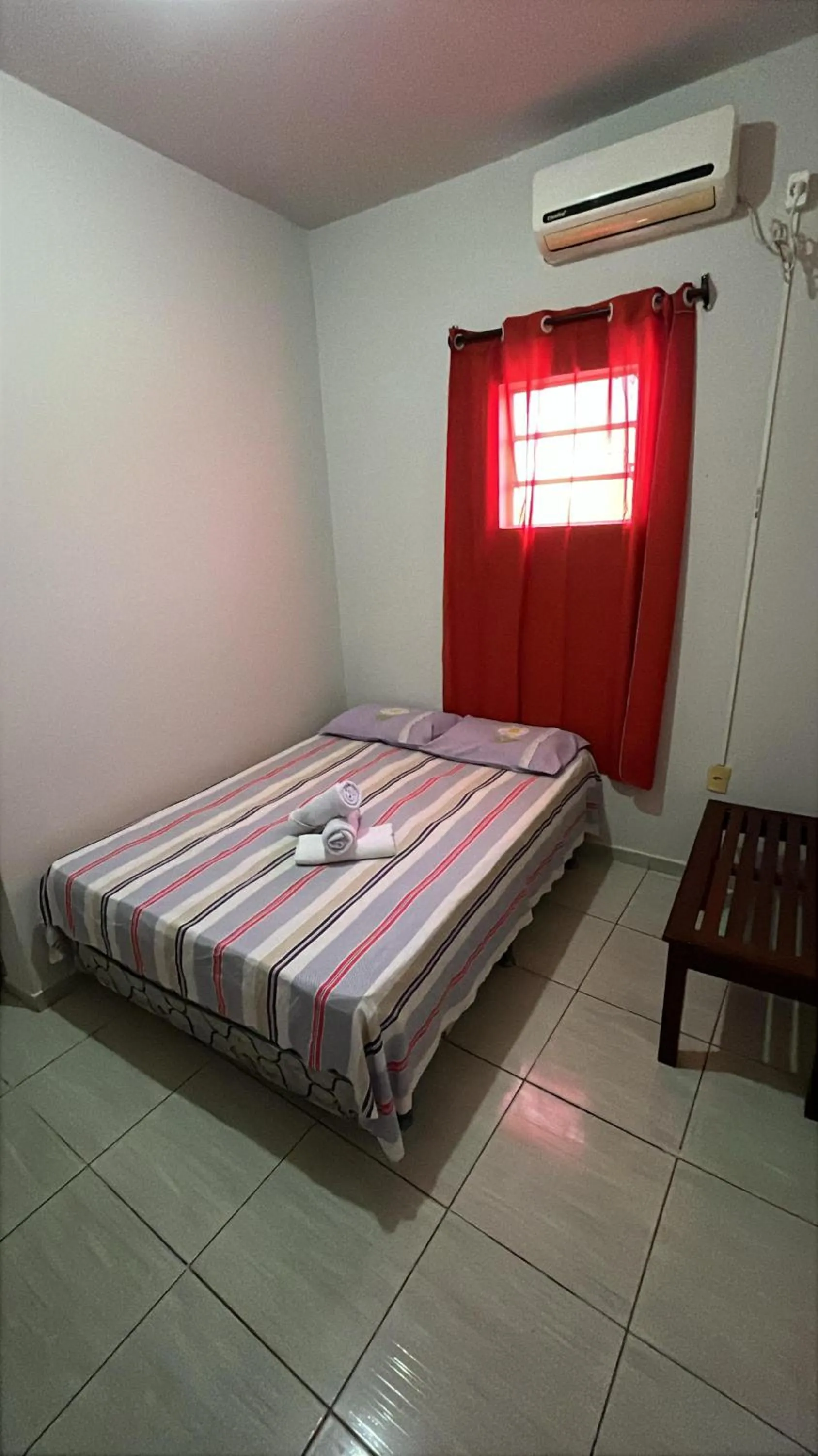 Bed in Pousada santos