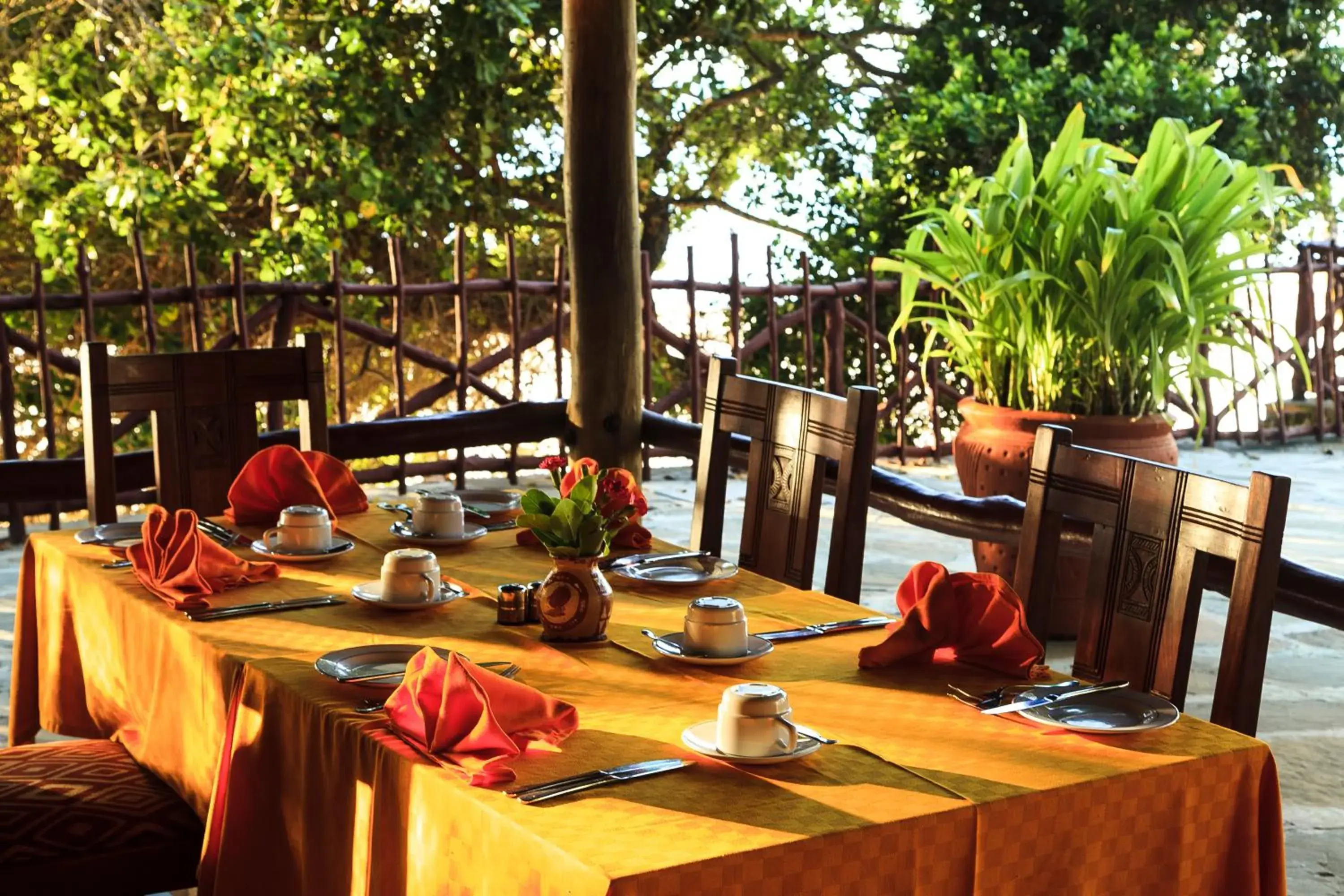 Breakfast in Baobab Beach Resort & Spa Breakfast in Baobab Beach Resort & Spa