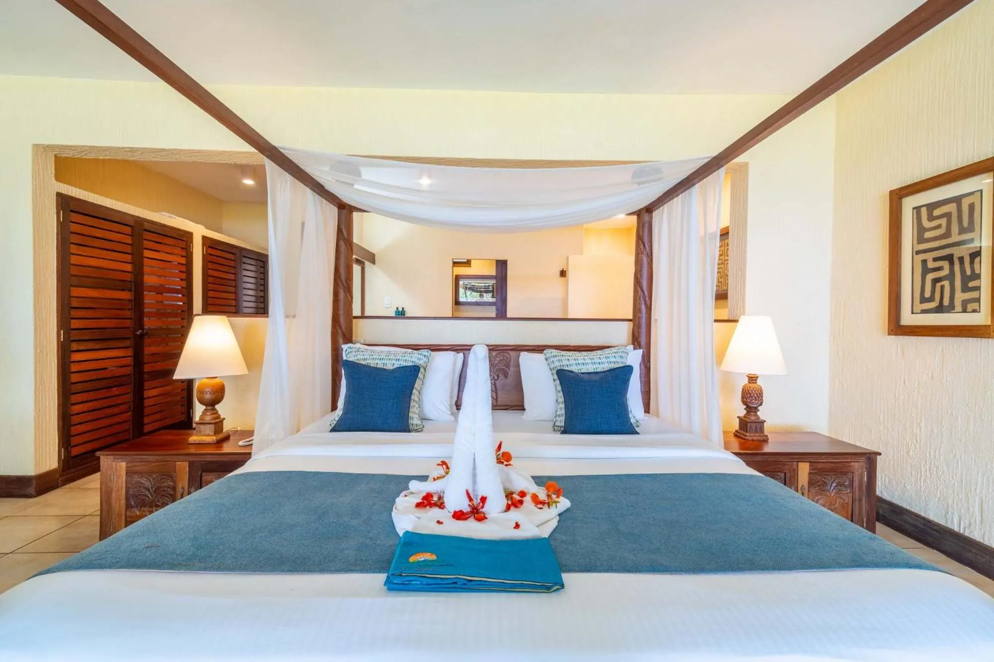 Bed in Baobab Beach Resort & Spa