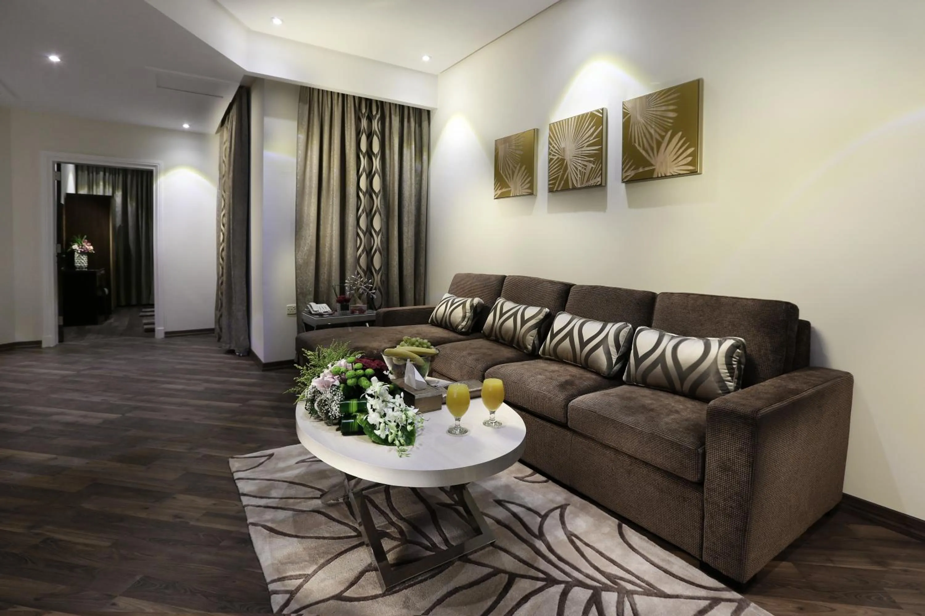 Living room in Duset Hotel Suites