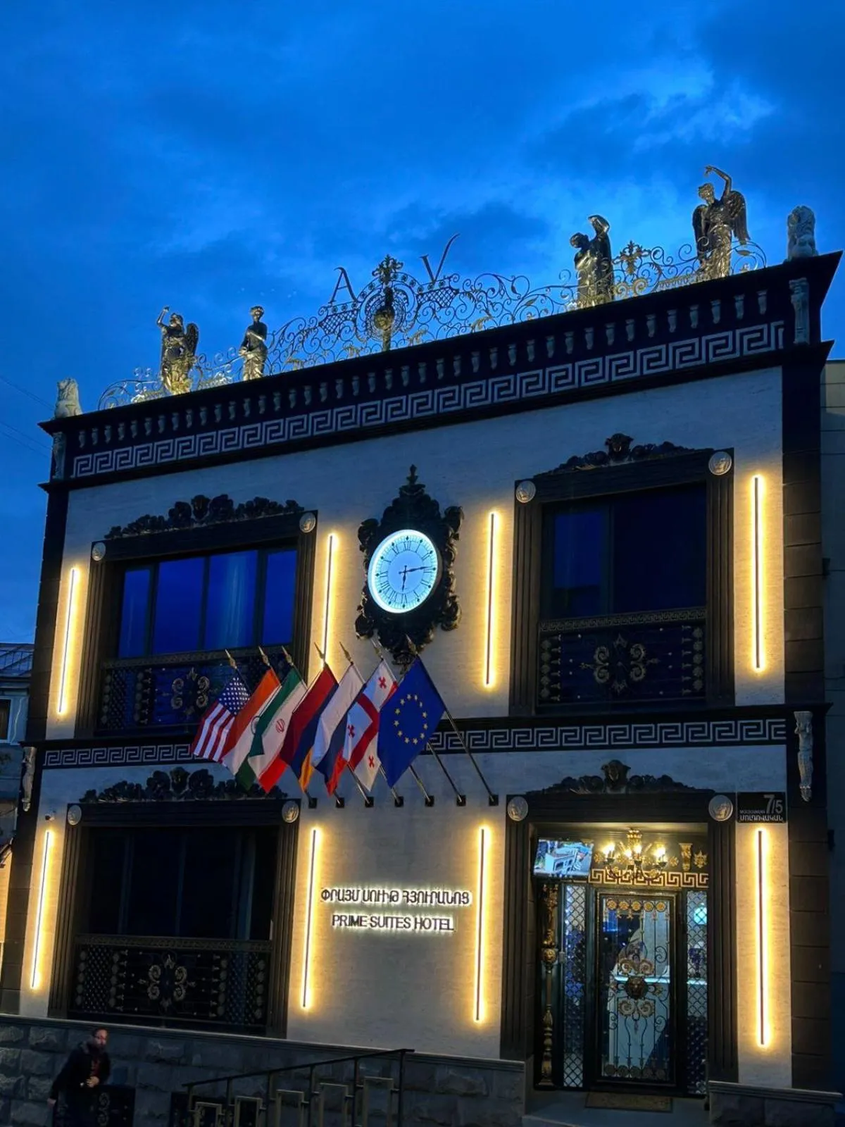 Property building in Prime Suites Hotel