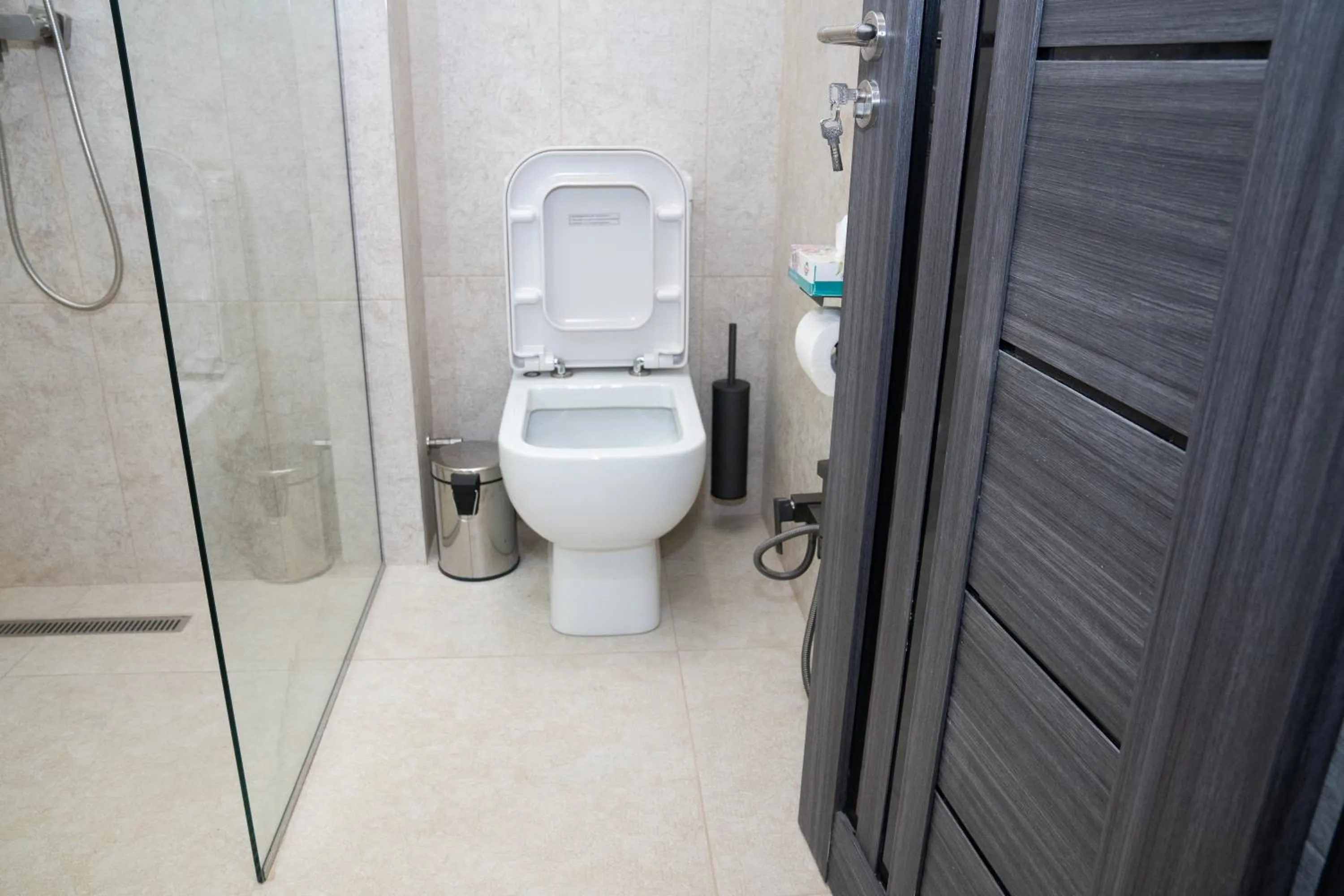Toilet in Prime Suites Hotel