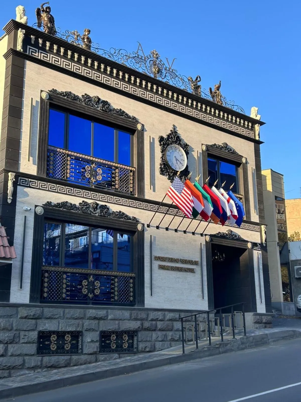 Property building in Prime Suites Hotel