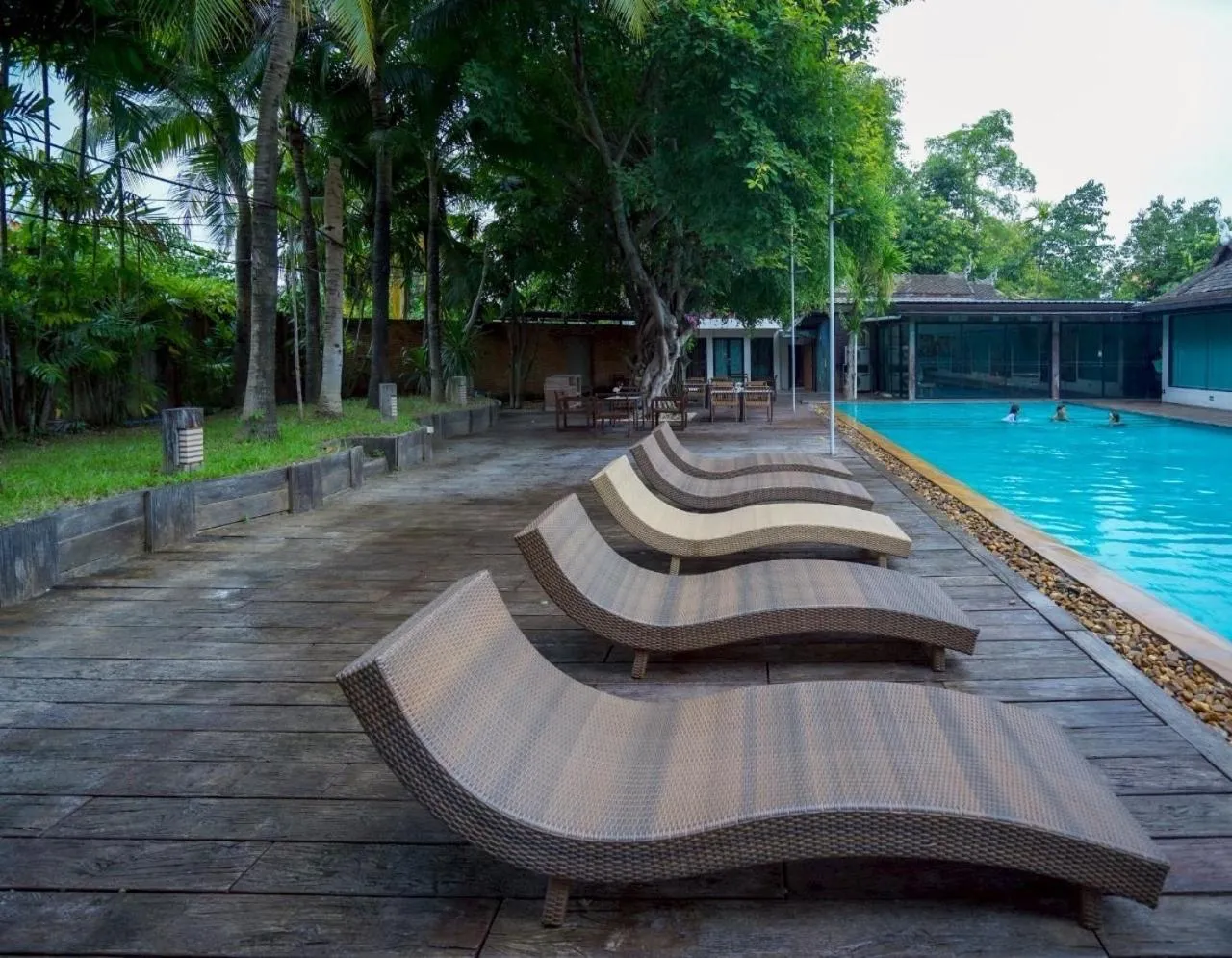 Pool view in Laan Mai Fai Chang Resort