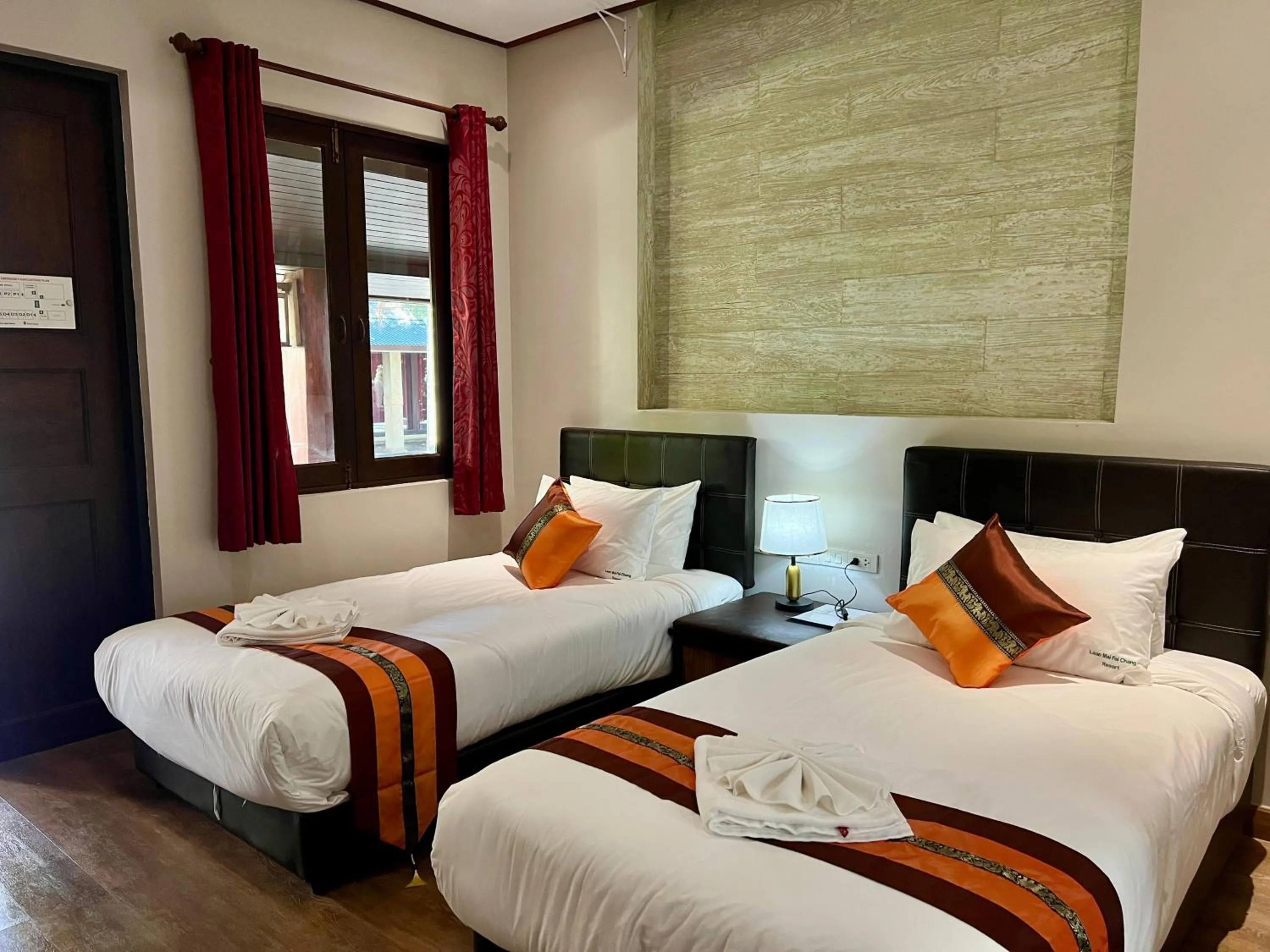 Bed in Laan Mai Fai Chang Resort