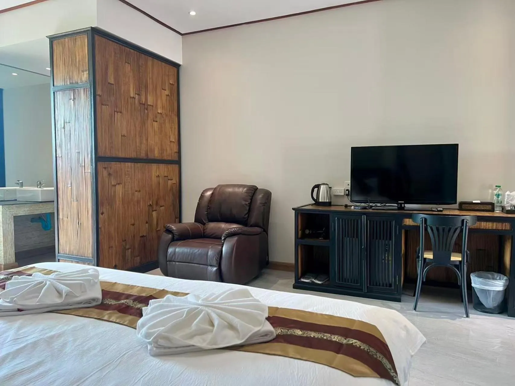 Bed in Laan Mai Fai Chang Resort