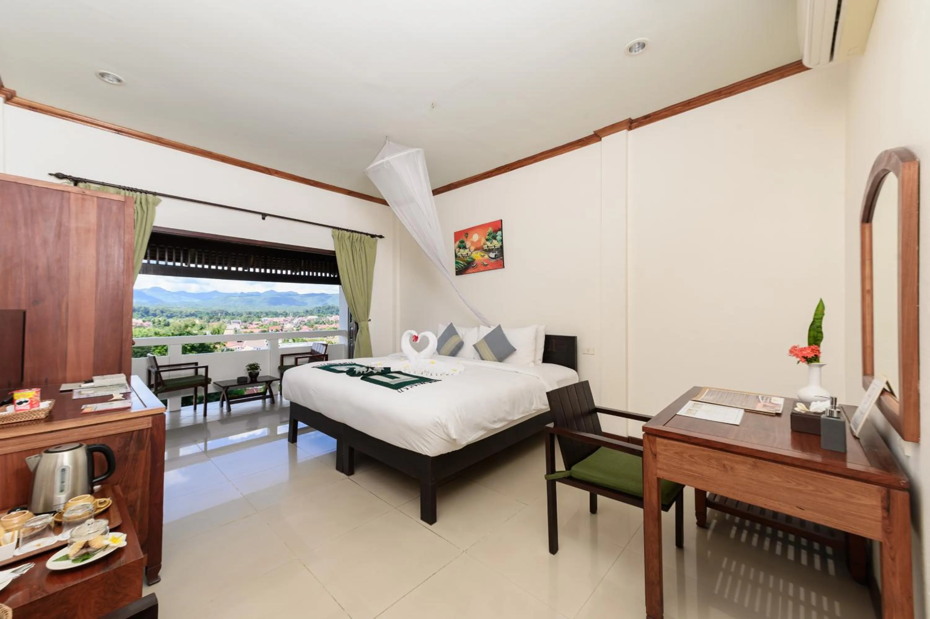 Bedroom, Bed in Luang Prabang View Hotel