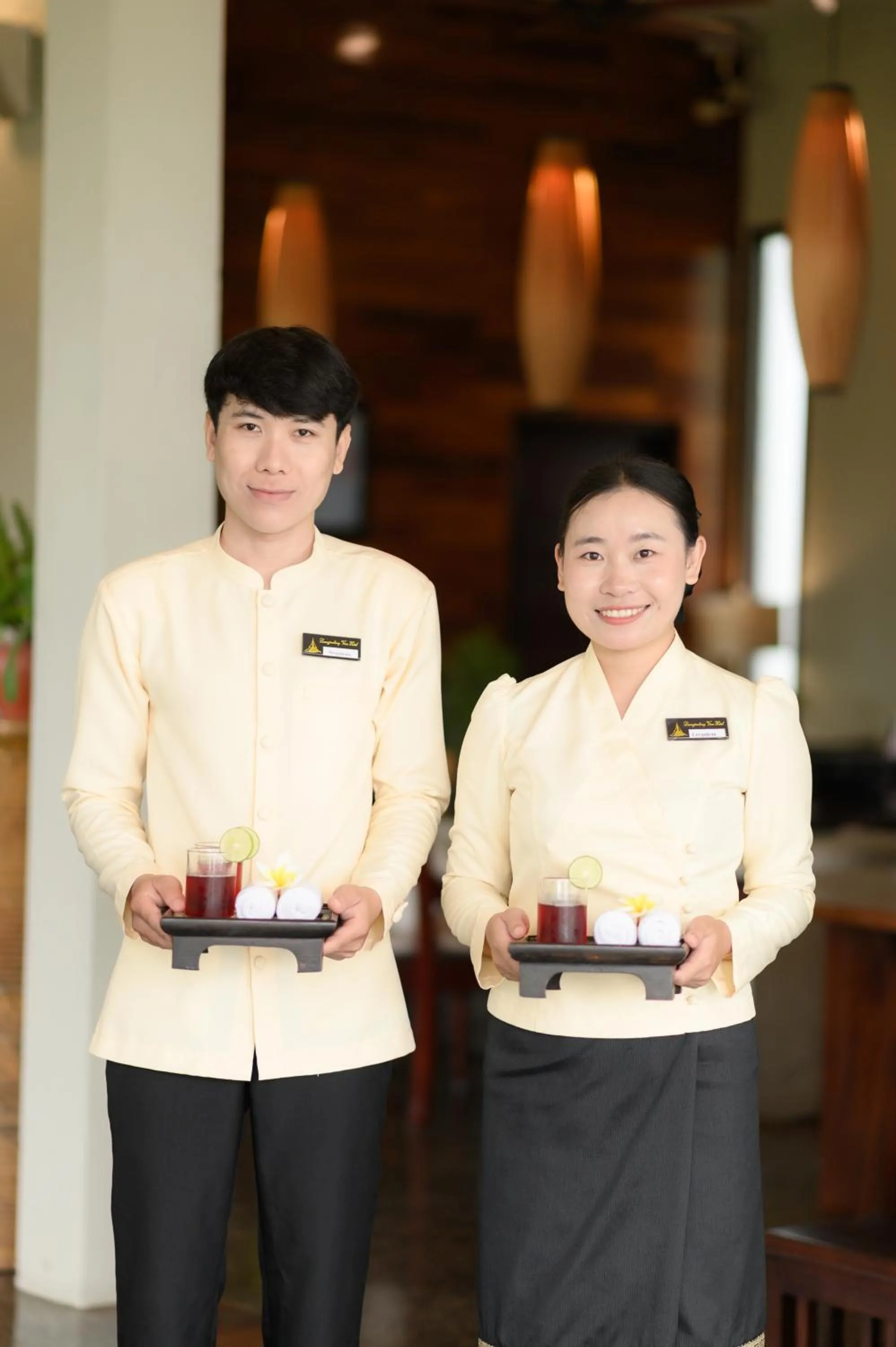 Lobby or reception in Luang Prabang View Hotel