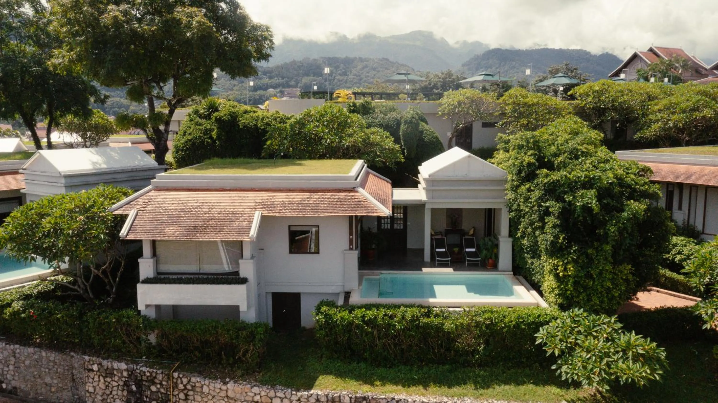 Mountain view in Luang Prabang View Hotel