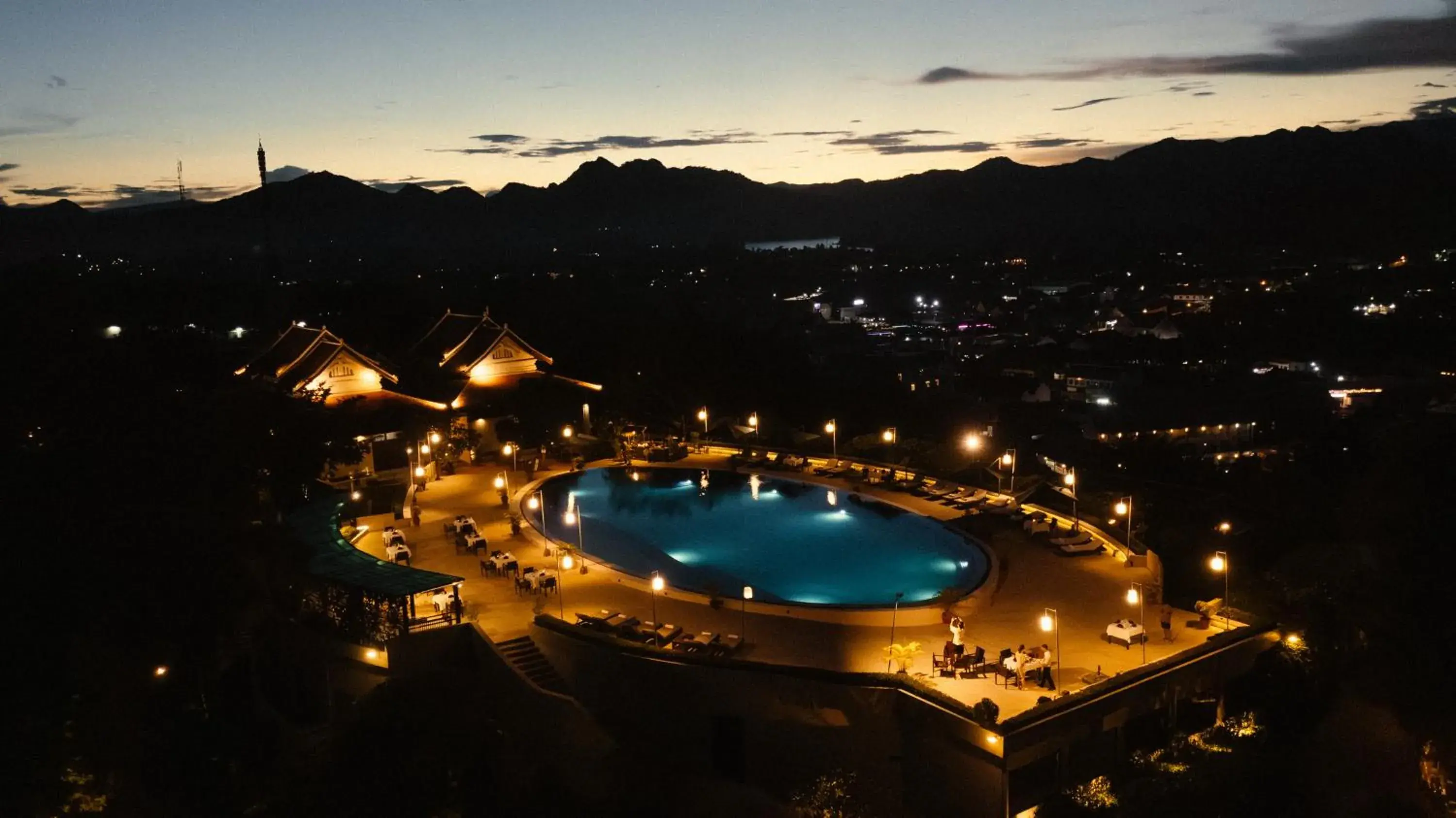 Swimming pool in Luang Prabang View Hotel Swimming pool in Luang Prabang View Hotel