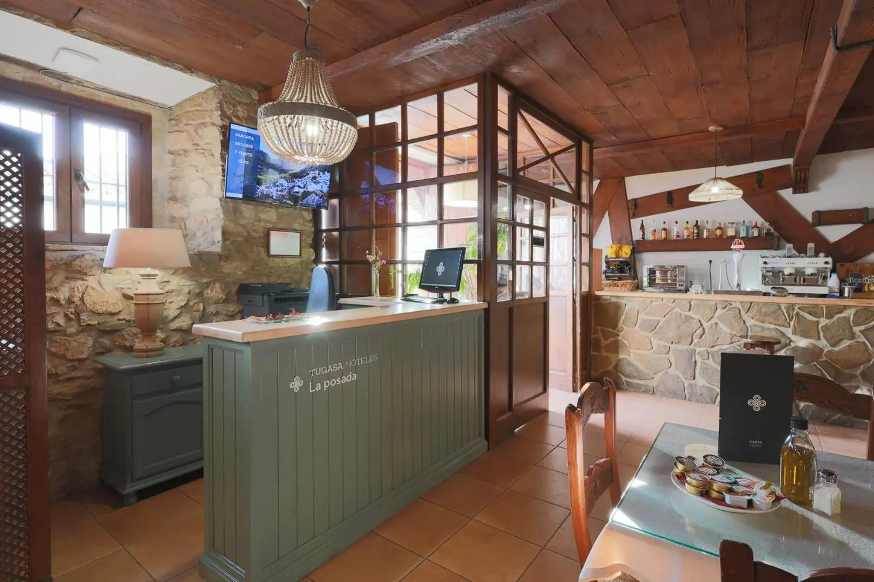 Lobby or reception in Tugasa Hotel y Apartamentos rurales La Posada Lobby or reception in Tugasa Hotel y Apartamentos rurales La Posada