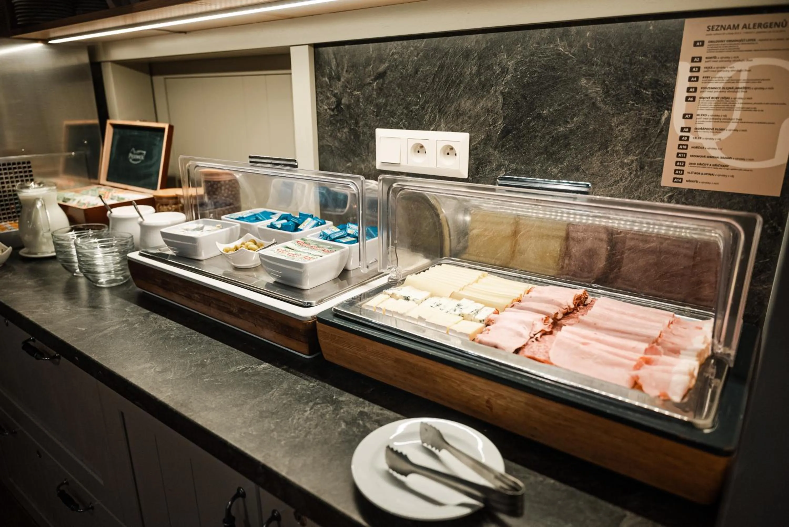 Food and drinks in Wellness penzion U GIGANTU