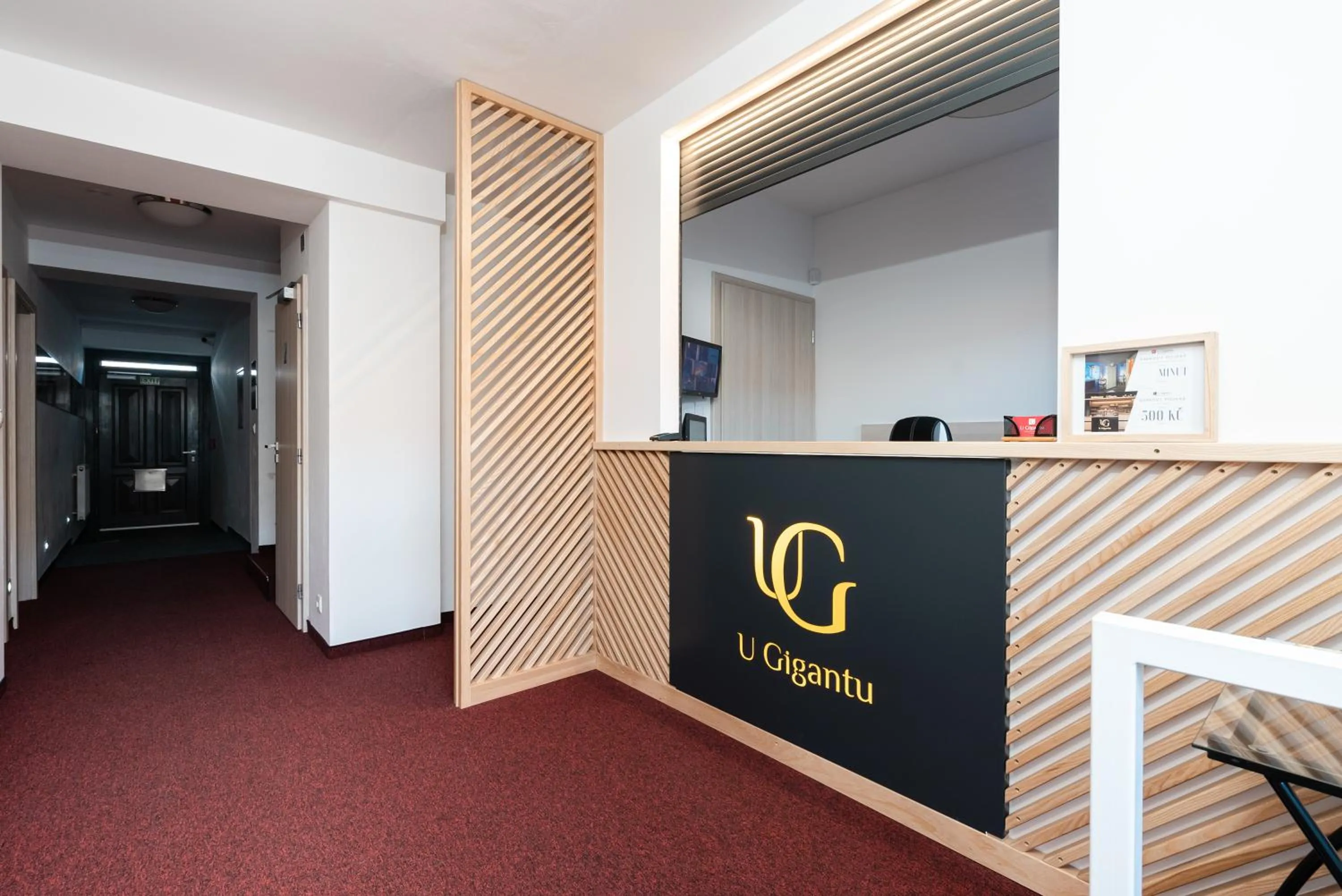 Lobby or reception in Wellness penzion U GIGANTU