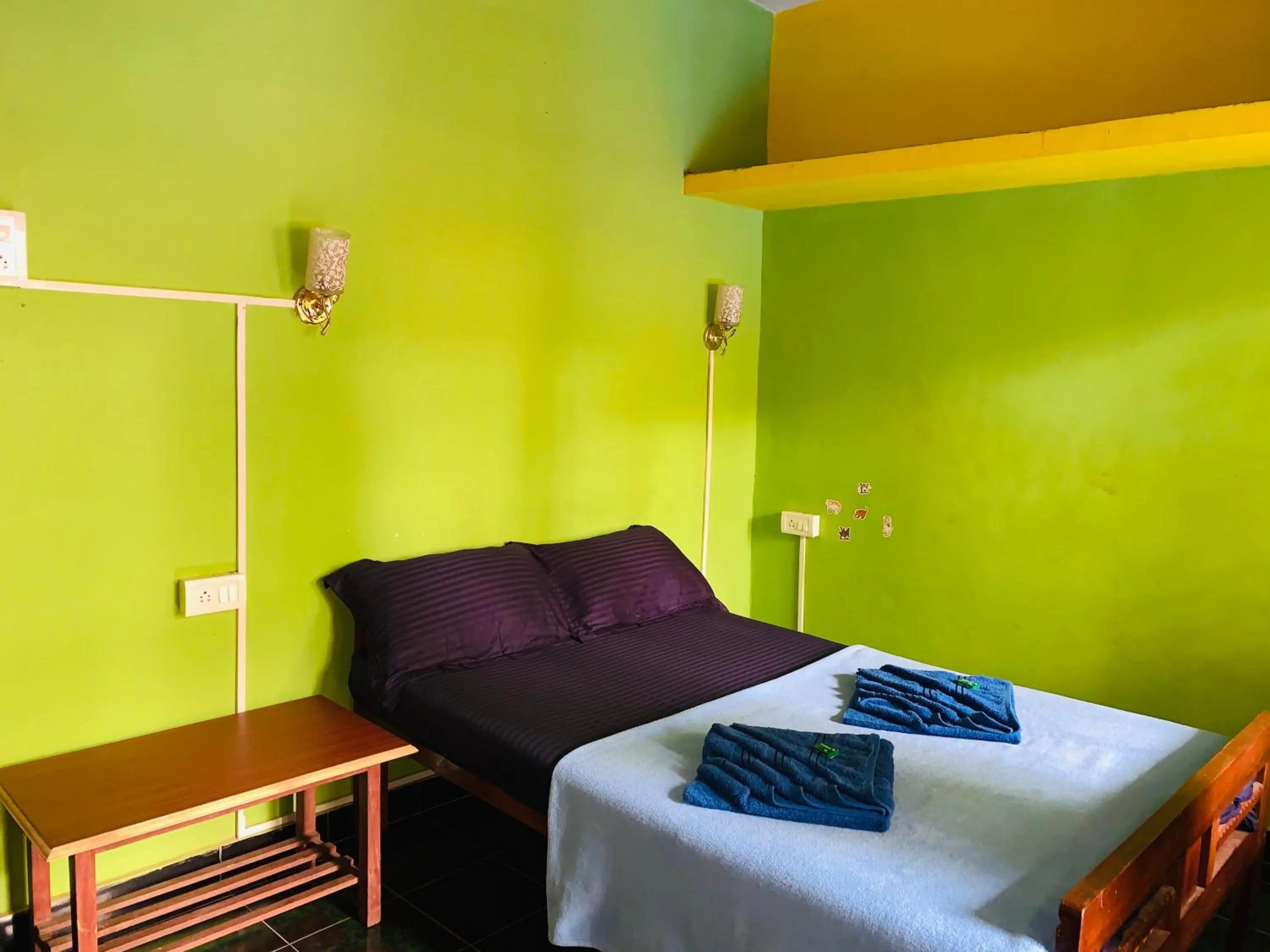 Bed in Savitri Guest House