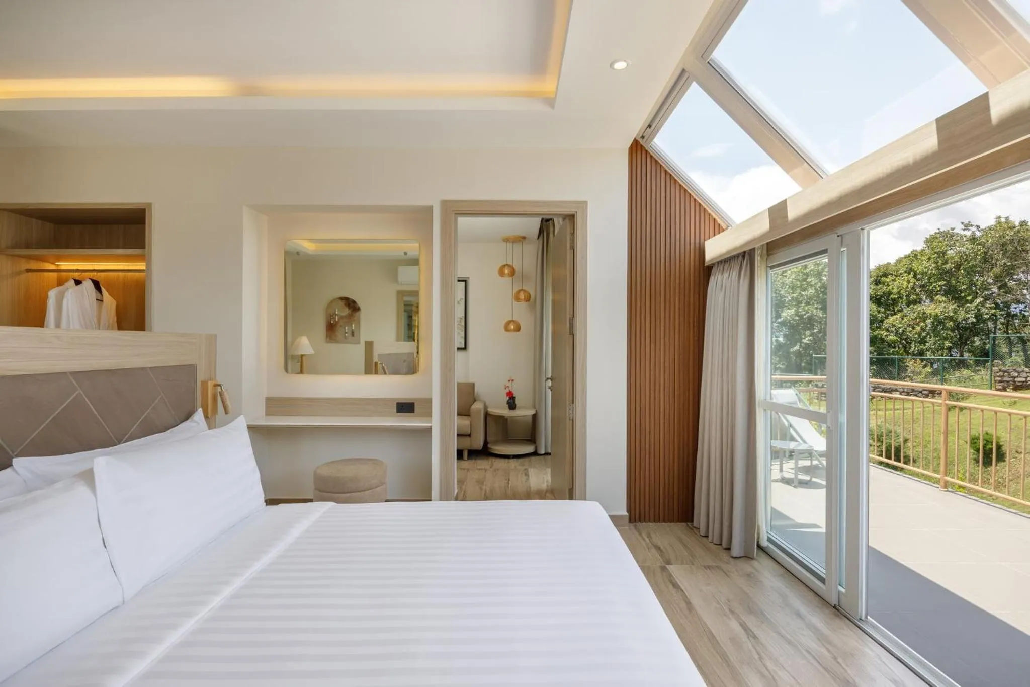 Photo of the whole room, Bed in Himalayan Hideaway Resort Pokhara, The Centara Collection