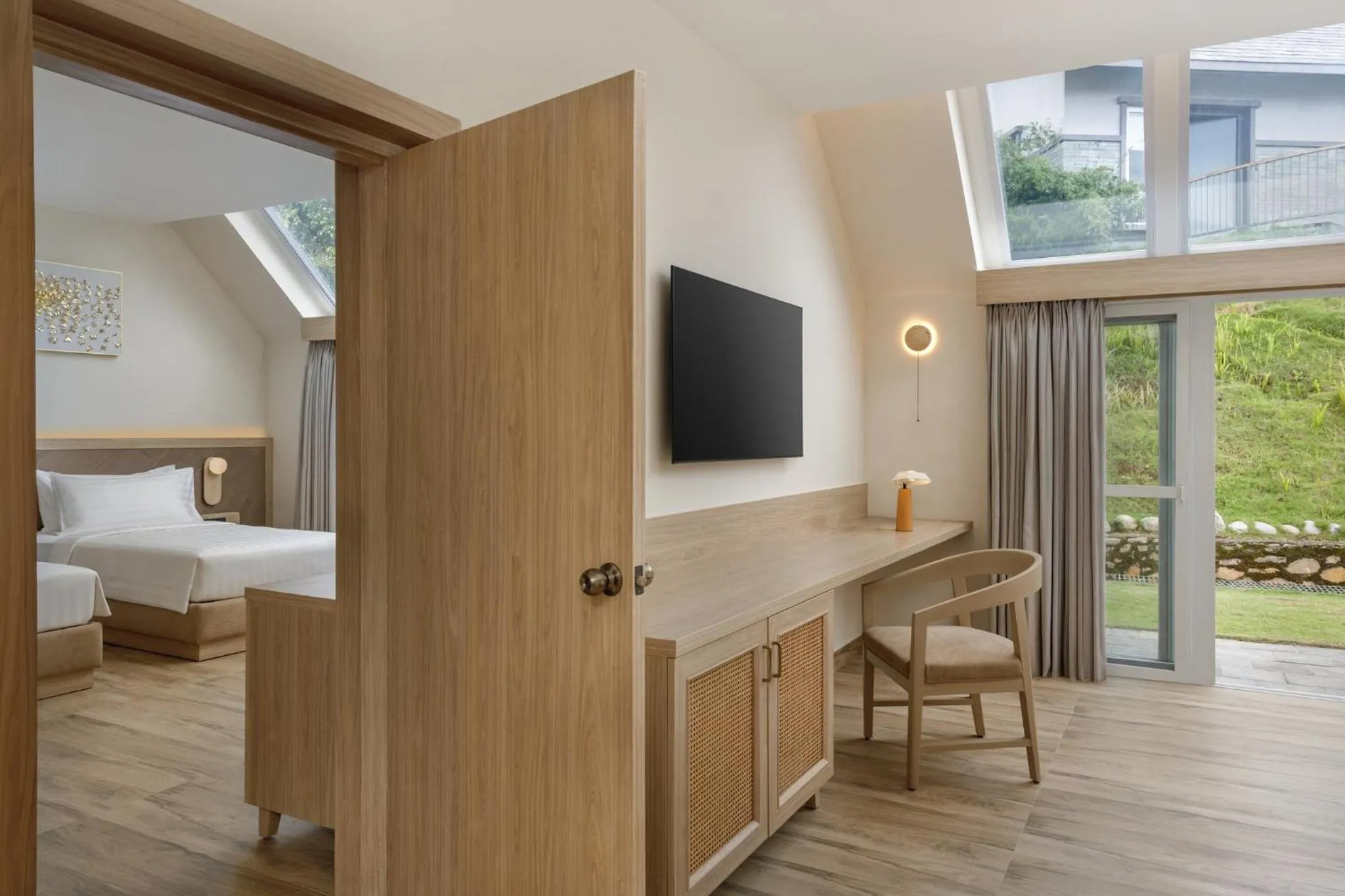 Photo of the whole room, Bed in Himalayan Hideaway Resort Pokhara, The Centara Collection