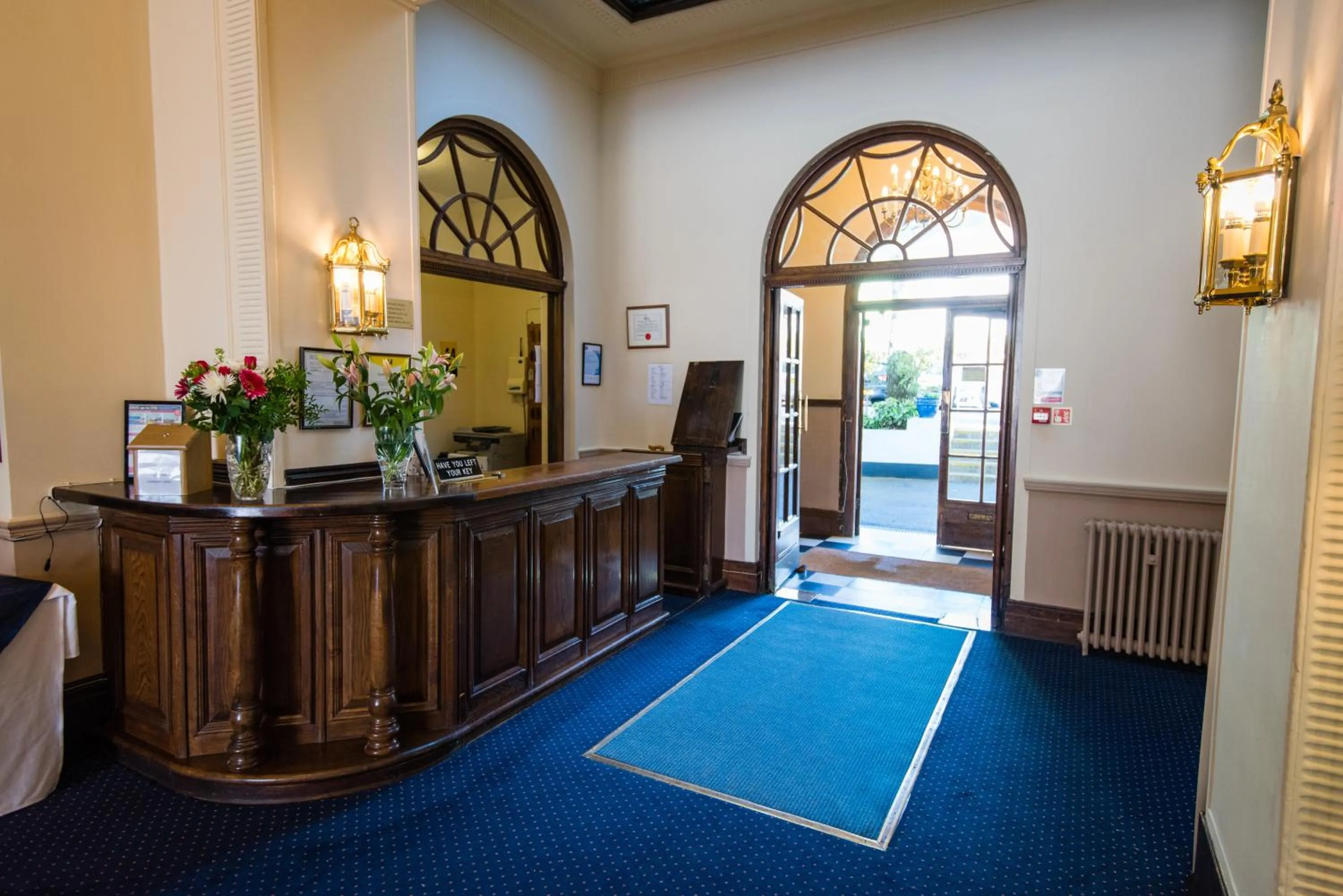 Lobby or reception in Abbey Lawn Hotel