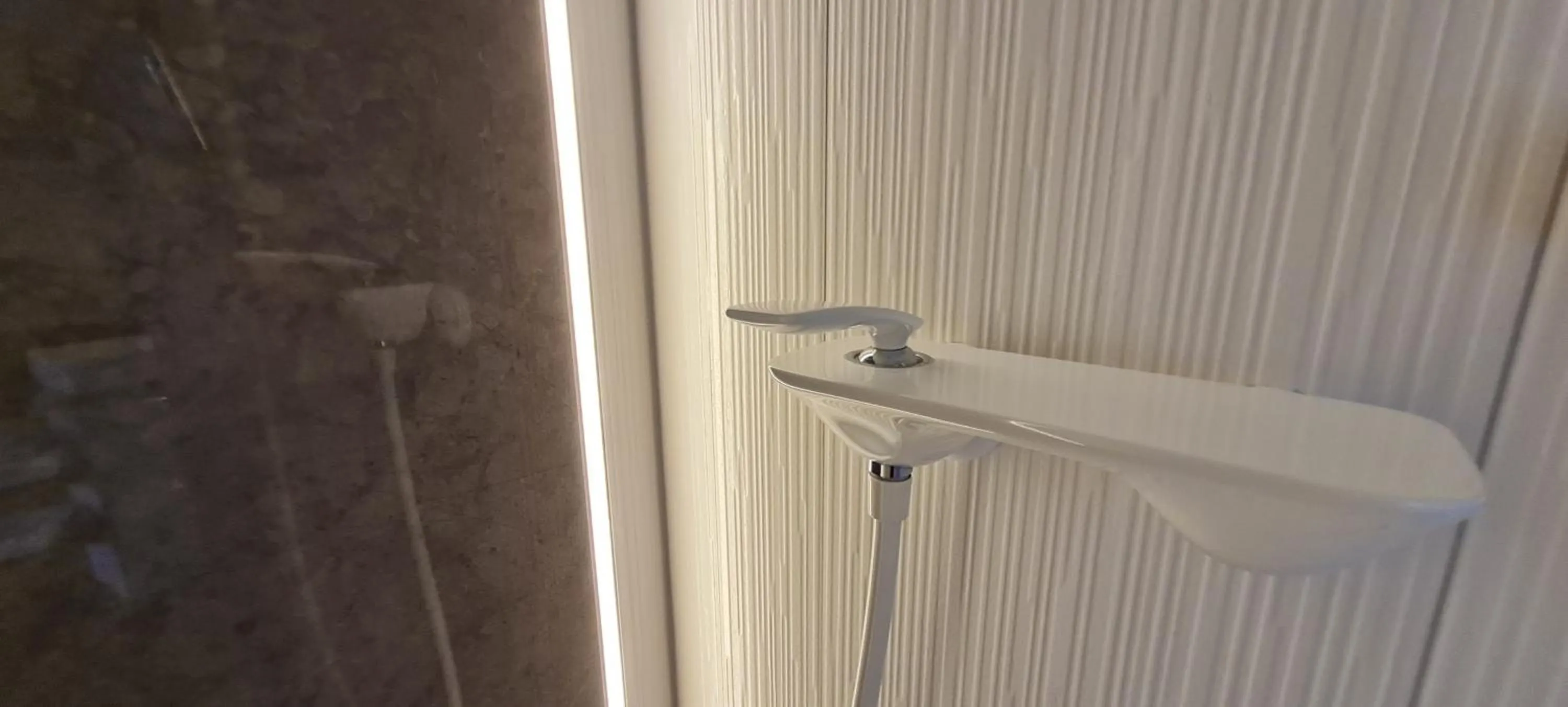 Shower in Hotel Domizil