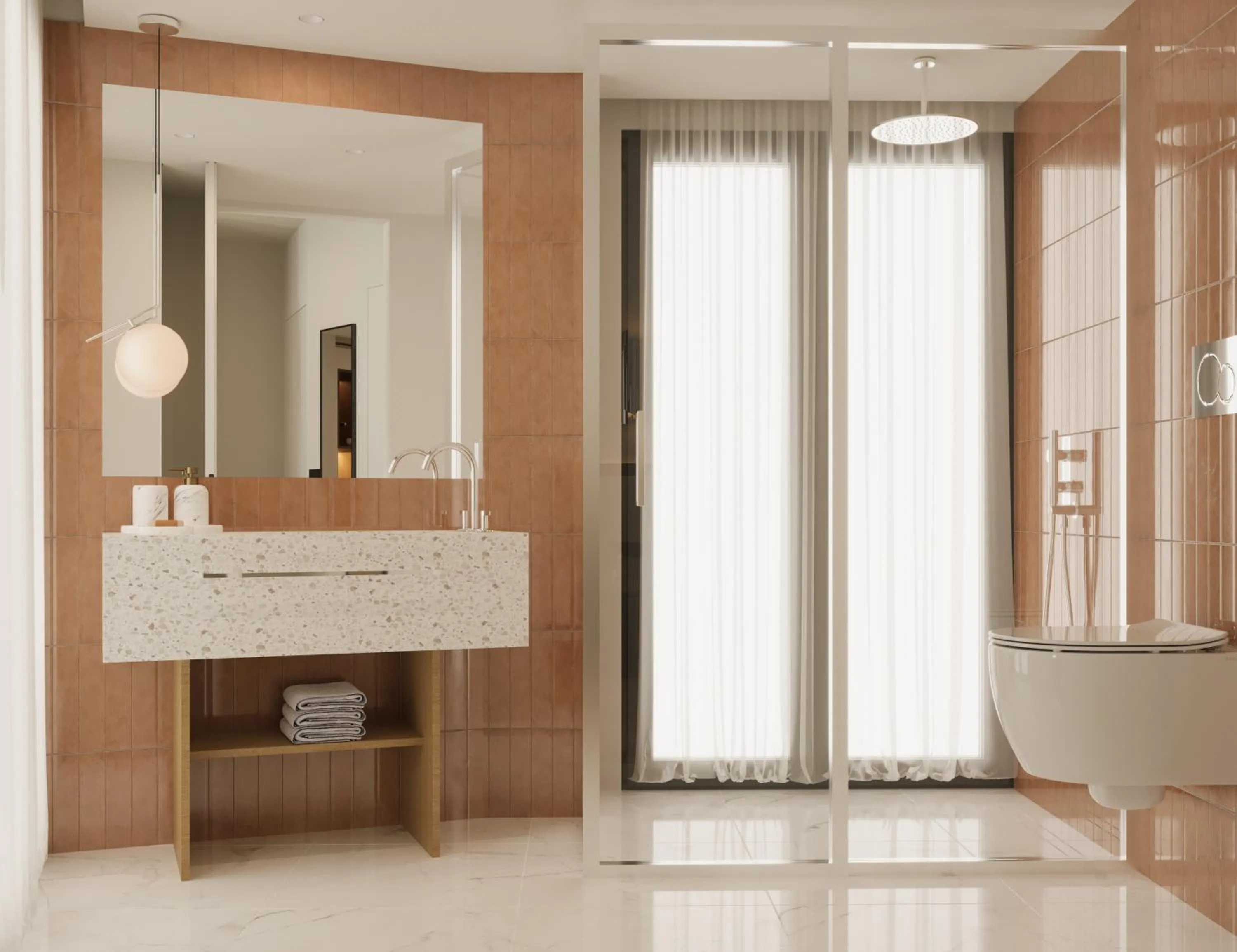 Bathroom in Bellen Athens Ηotel