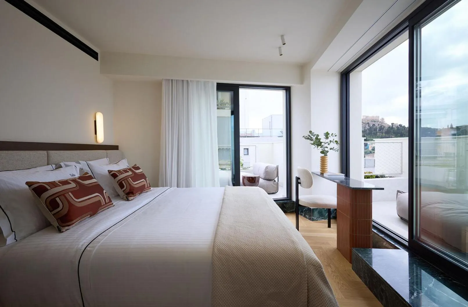 Bedroom, Bed in Bellen Athens Ηotel