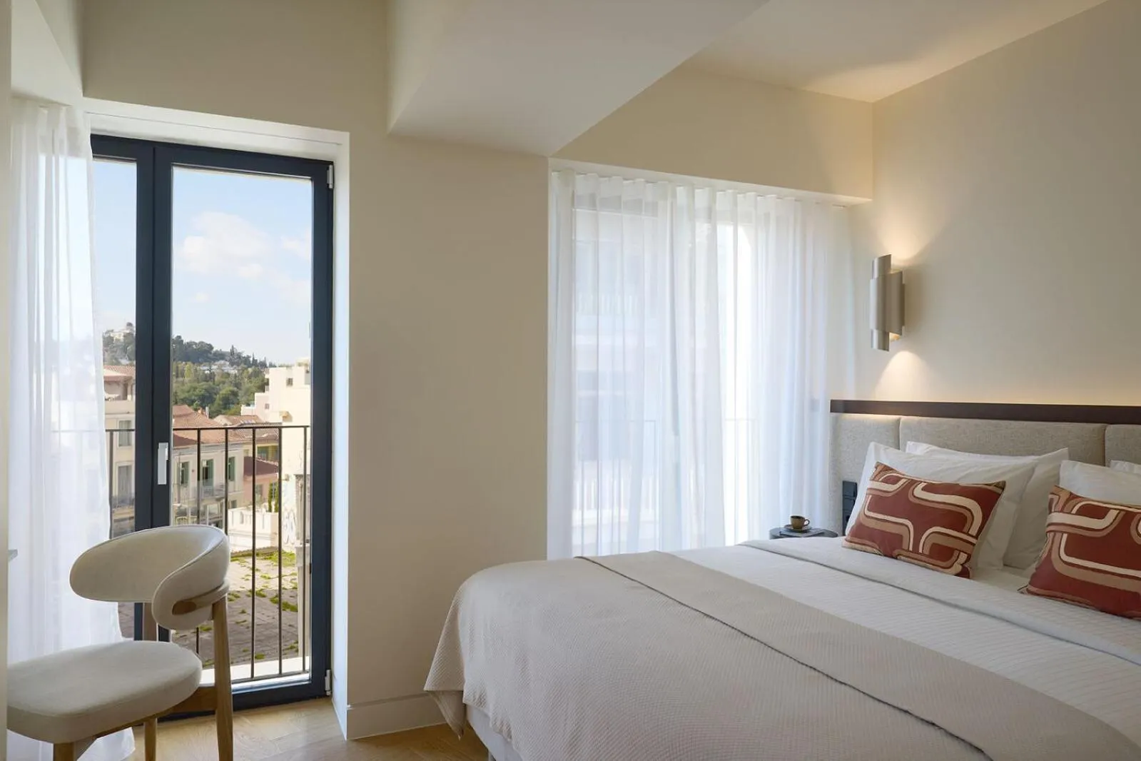 Bedroom, Bed in Bellen Athens Ηotel