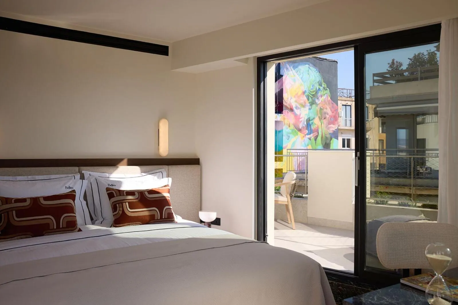 Bedroom, Bed in Bellen Athens Ηotel