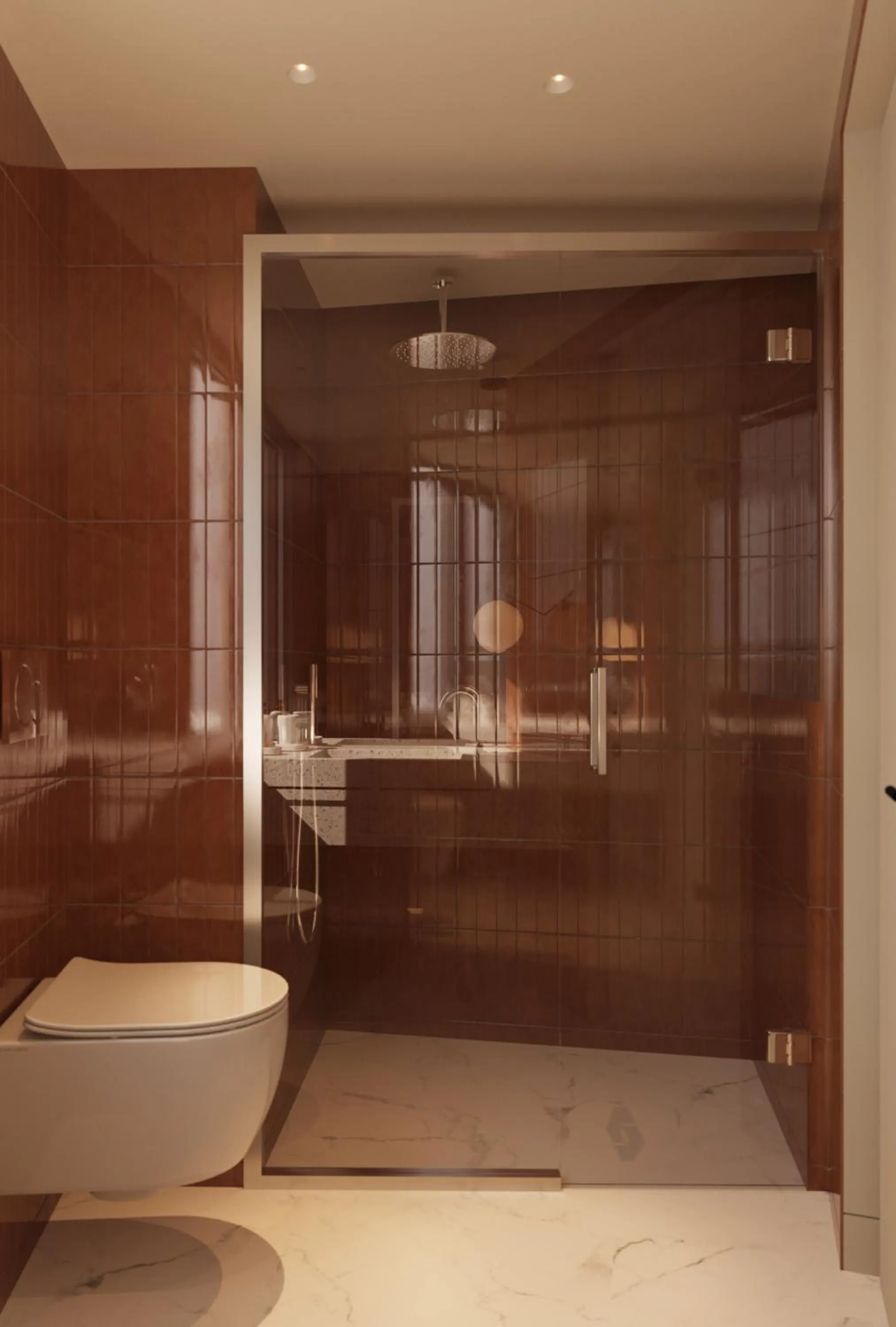 Bathroom in Bellen Athens Ηotel